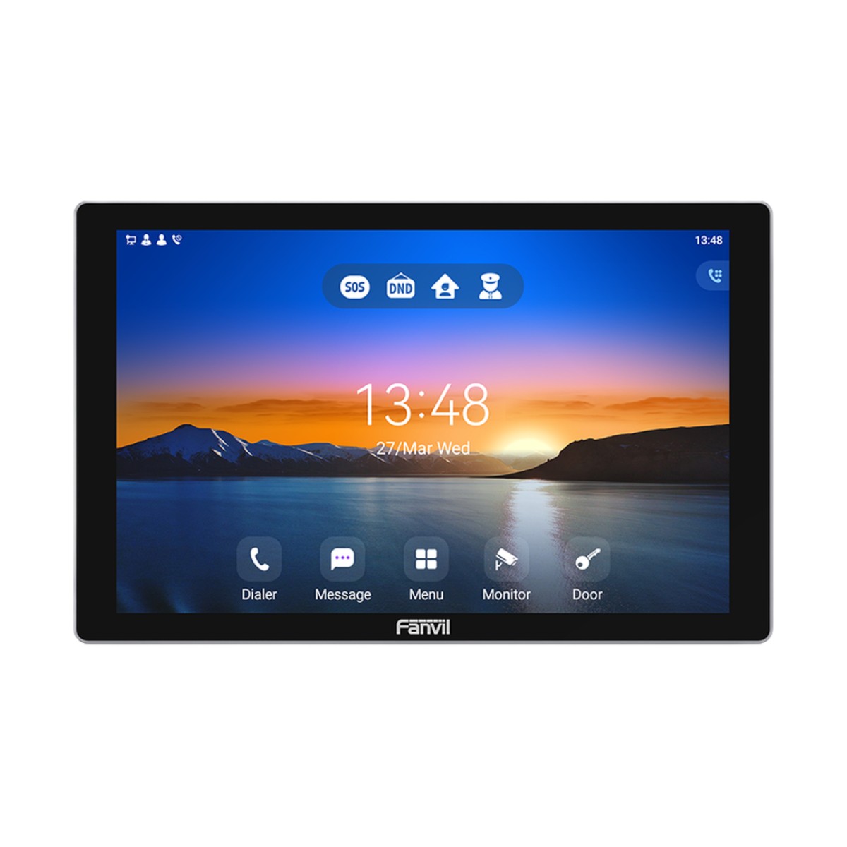 Monitor Audio/Video  IP/SIP para interior, Wi-Fi, pantalla táctil de 10.1", Apertura remota