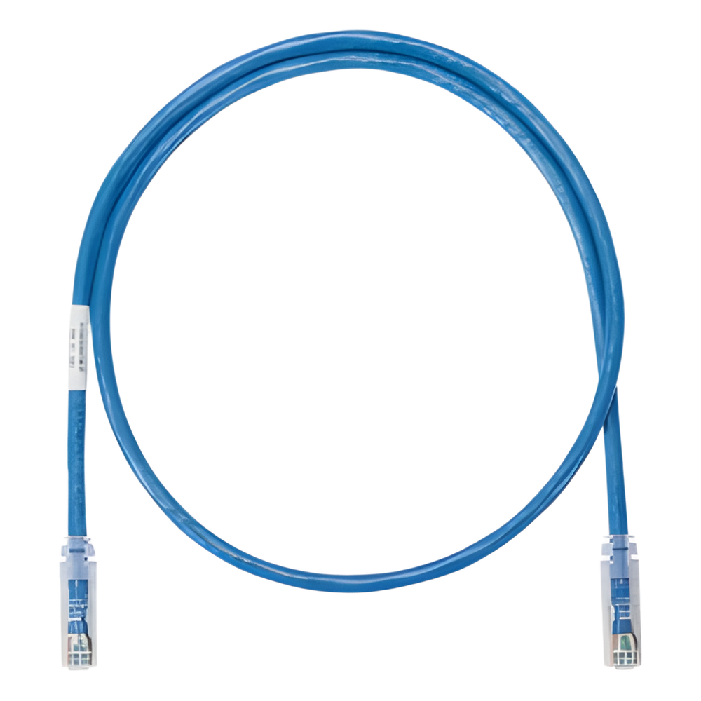 Cable de Parcheo UTP Categoría 6, con Plug Modular en Cada Extremo - 4.3 Metros (14.11 Pies) - Azul