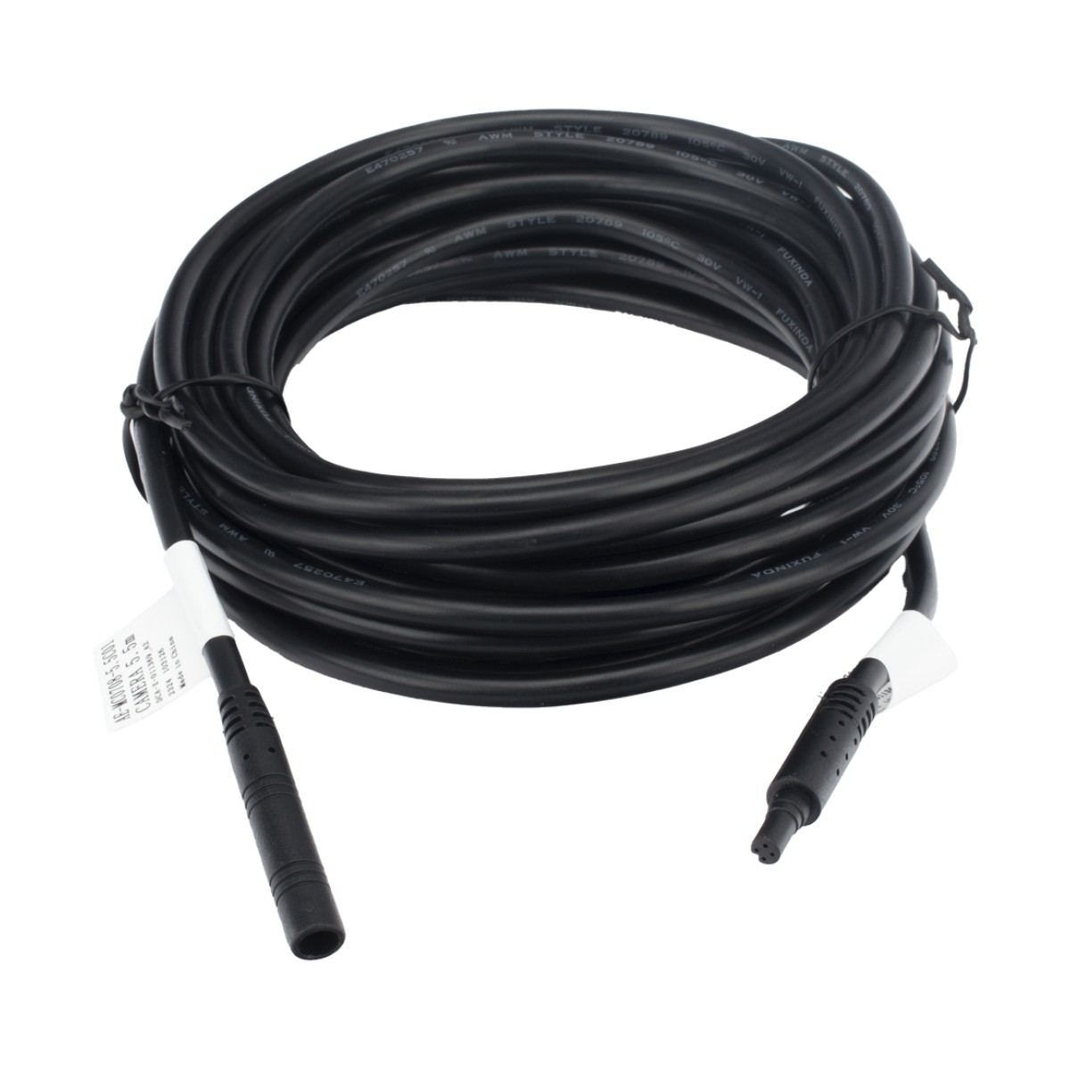 Cable Extensor de Vídeo y Audio de 6 Metros / Conector Tipo Aviación / Compatible con Dashcam AE-DI2032G40(B)