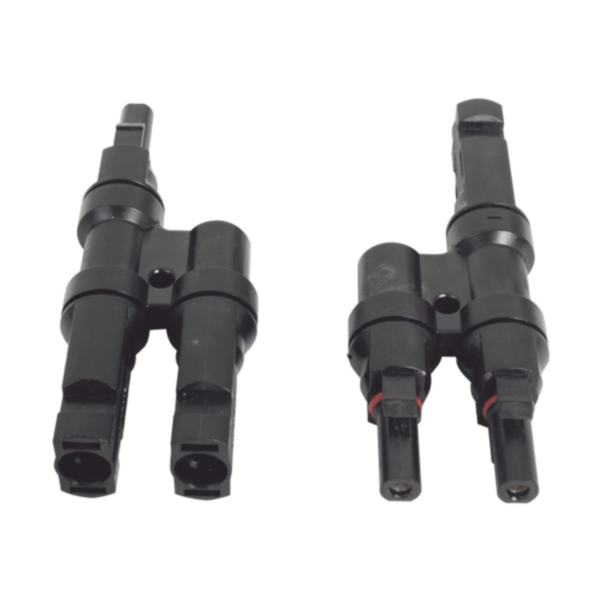 Conector  MC-4 Doble para Módulos Fotovoltaicos. Tipo 2T