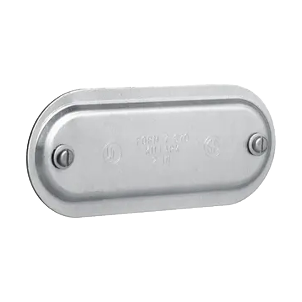 Tapa de Aluminio para Condulet Ovalada de 1".