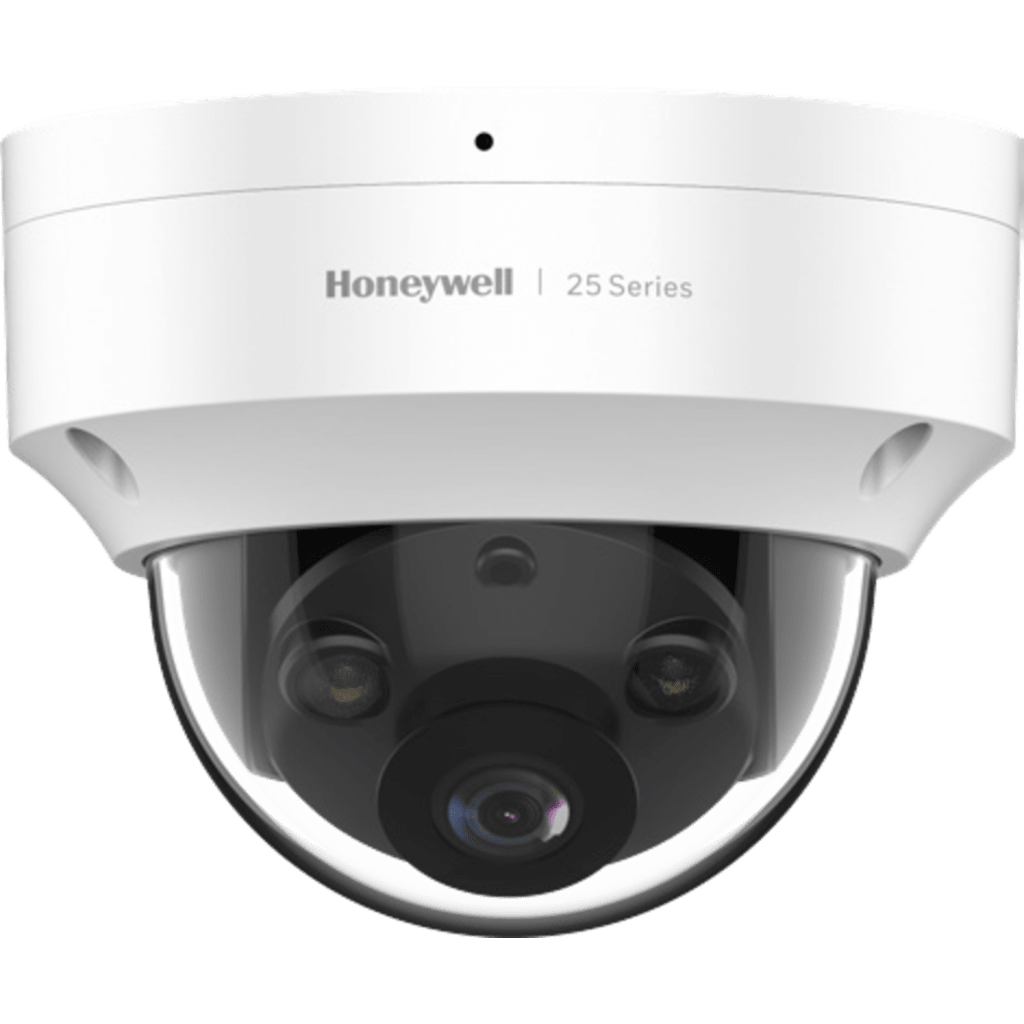 Cámara Domo IP / 2 MP / Lente Fijo 2.8 mm / Color 24/7 Dual-Light 30 m / WDR 80 dB / IP66 IK10 / PoE / NDAA