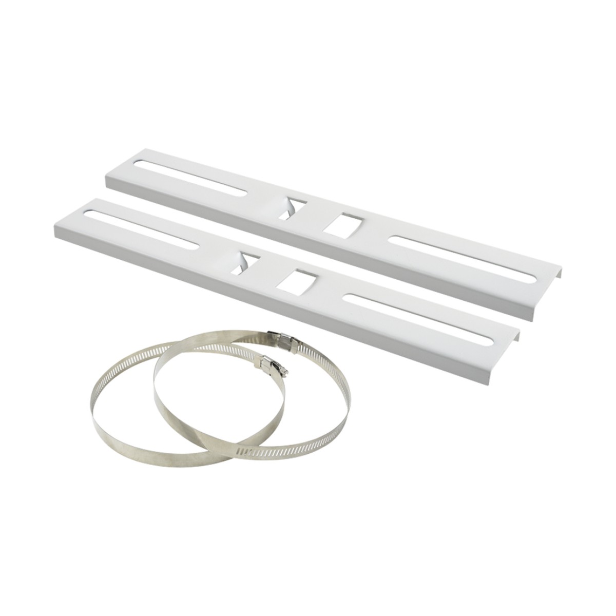 Montaje de Metal para Poste Universal para Gabinetes de Ancho Hasta 30 cm.