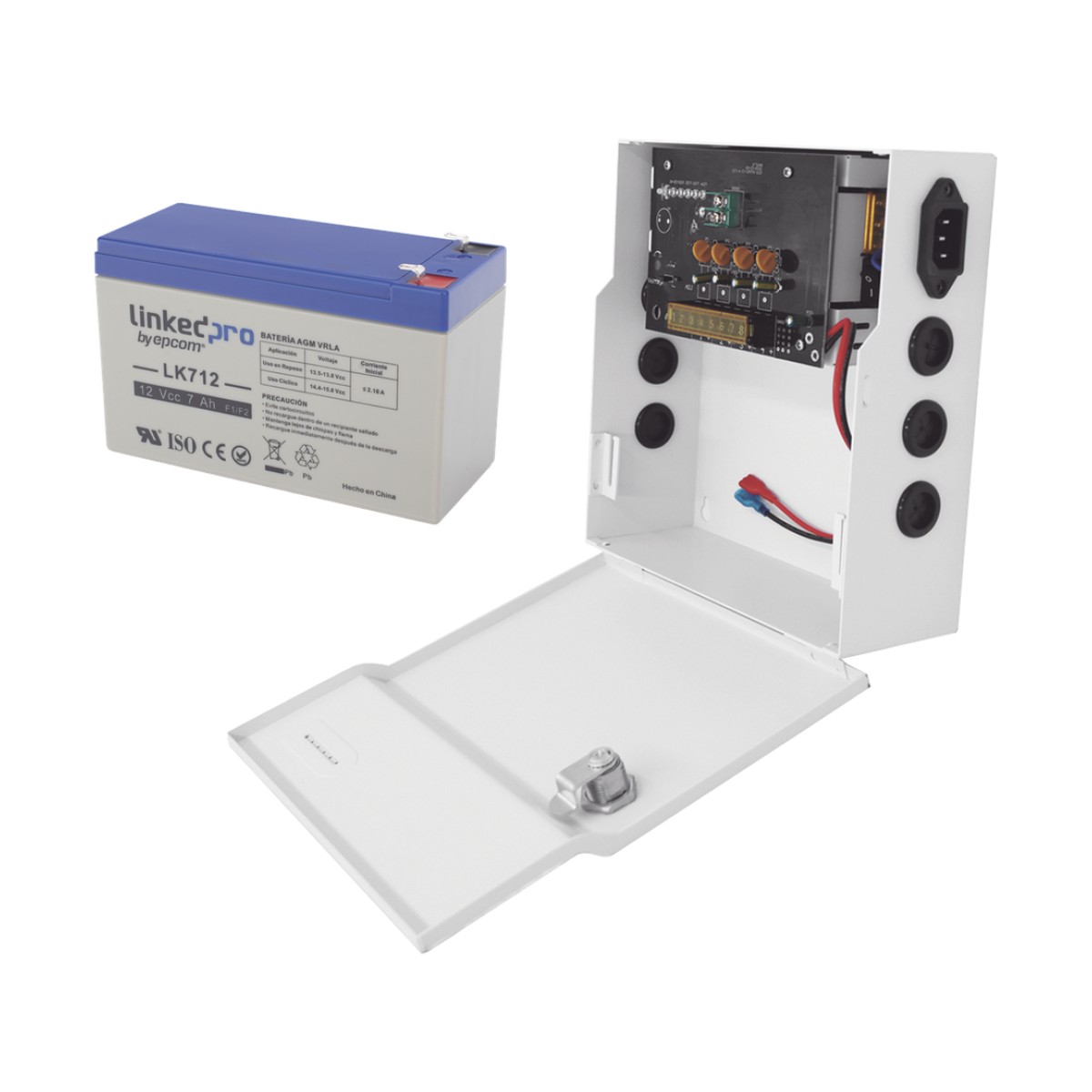 Kit / Fuente PLK12DC4ABK  + Batería incluída LK712