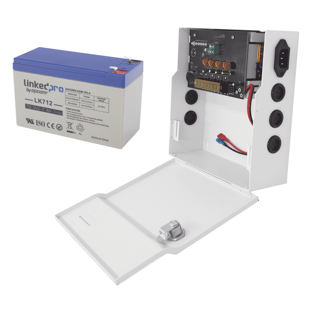 Kit / Fuente PLK12DC4ABK  + Batería incluída LK712