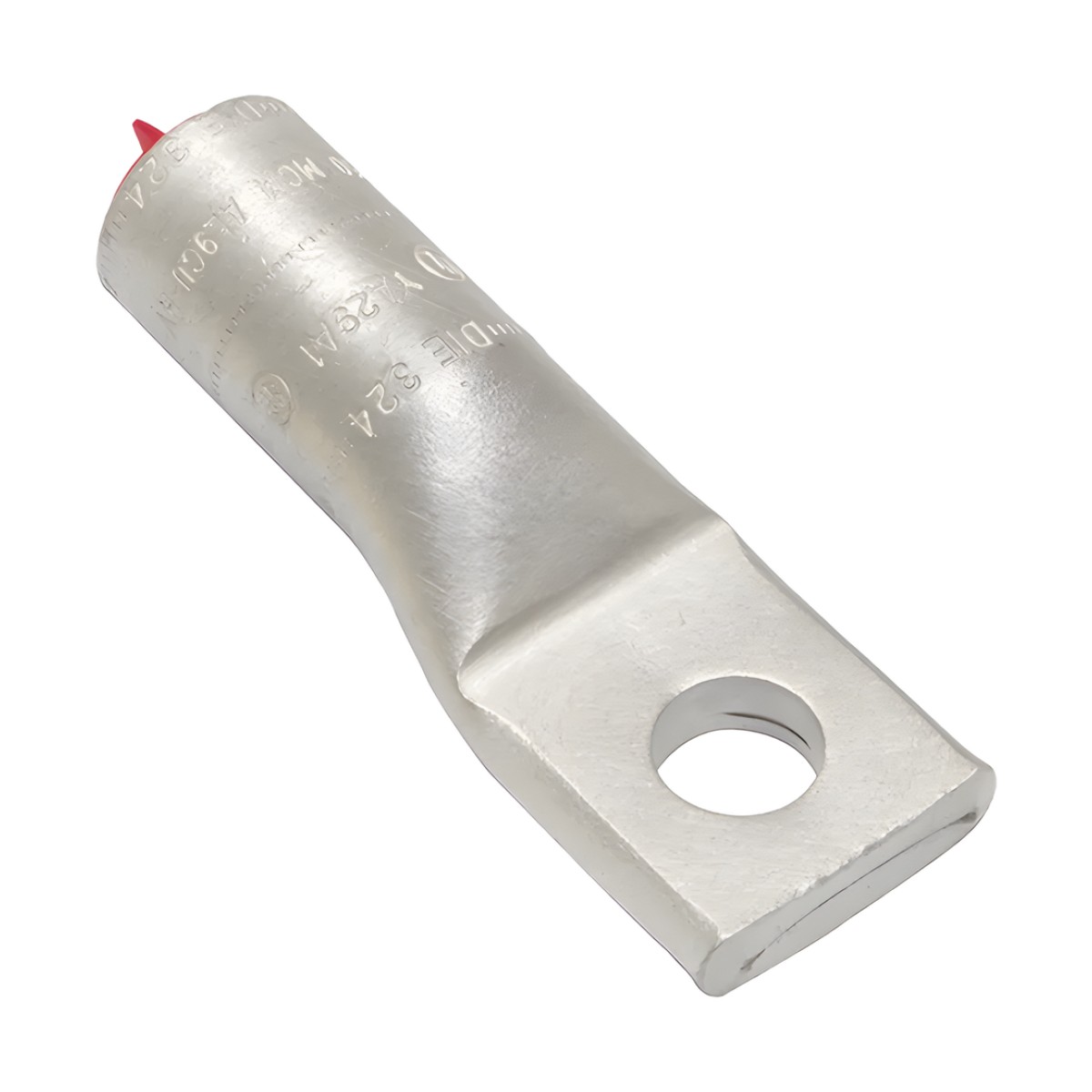 Zapata de Compresión de Aluminio para usarse para conductores de Cu y Al para Tornillo 1/2 "  y Calibre 250 KCMIL.