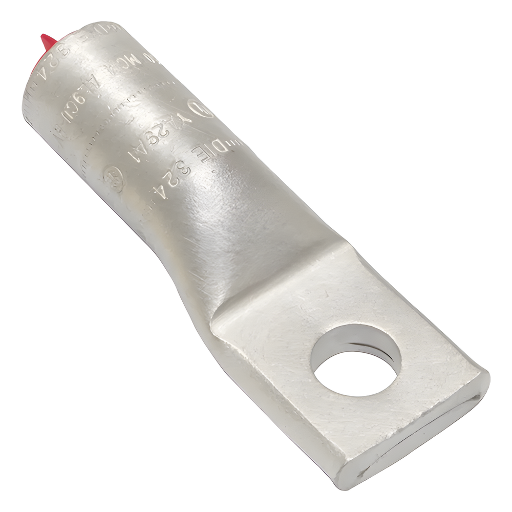 Zapata de Compresión de Aluminio para usarse para conductores de Cu y Al para Tornillo 1/2 "  y Calibre 250 KCMIL.