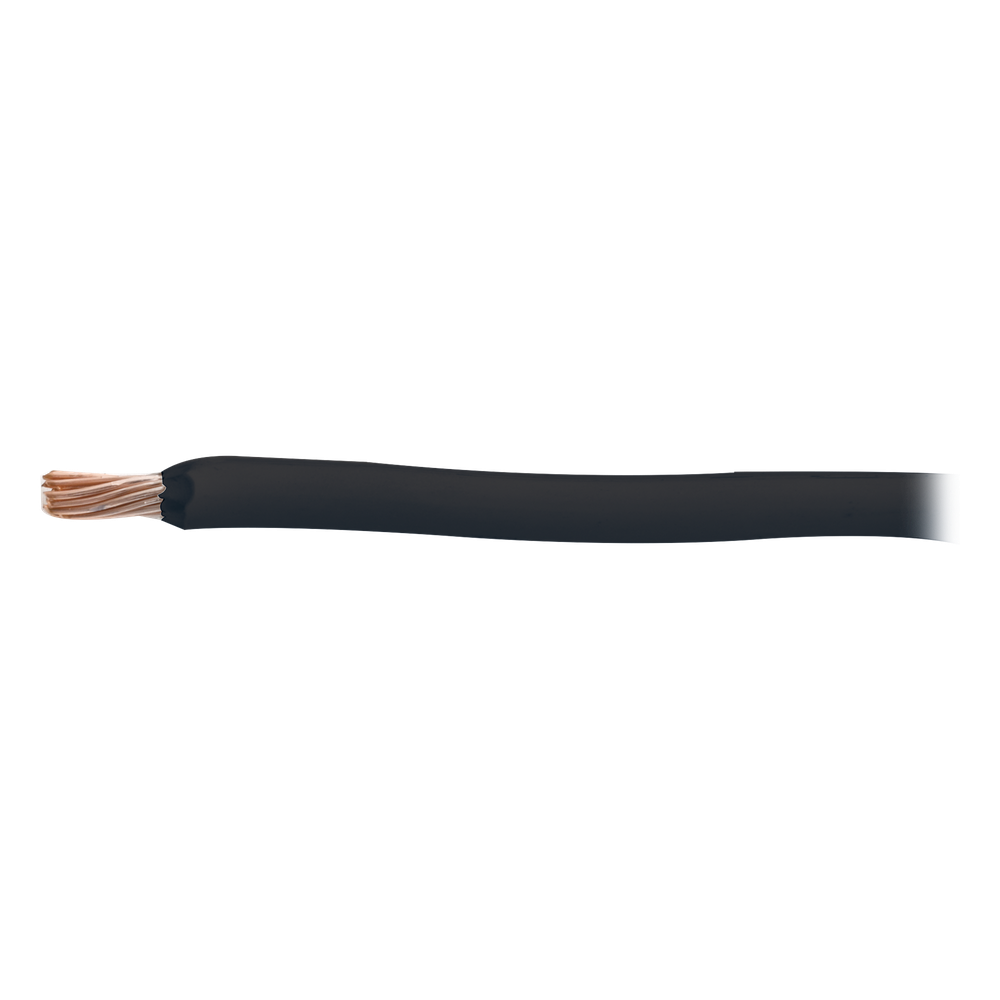 4 AWG / 100 Metros / Cable eléctrico / THW-LS / 19 Hilos / Color Negro