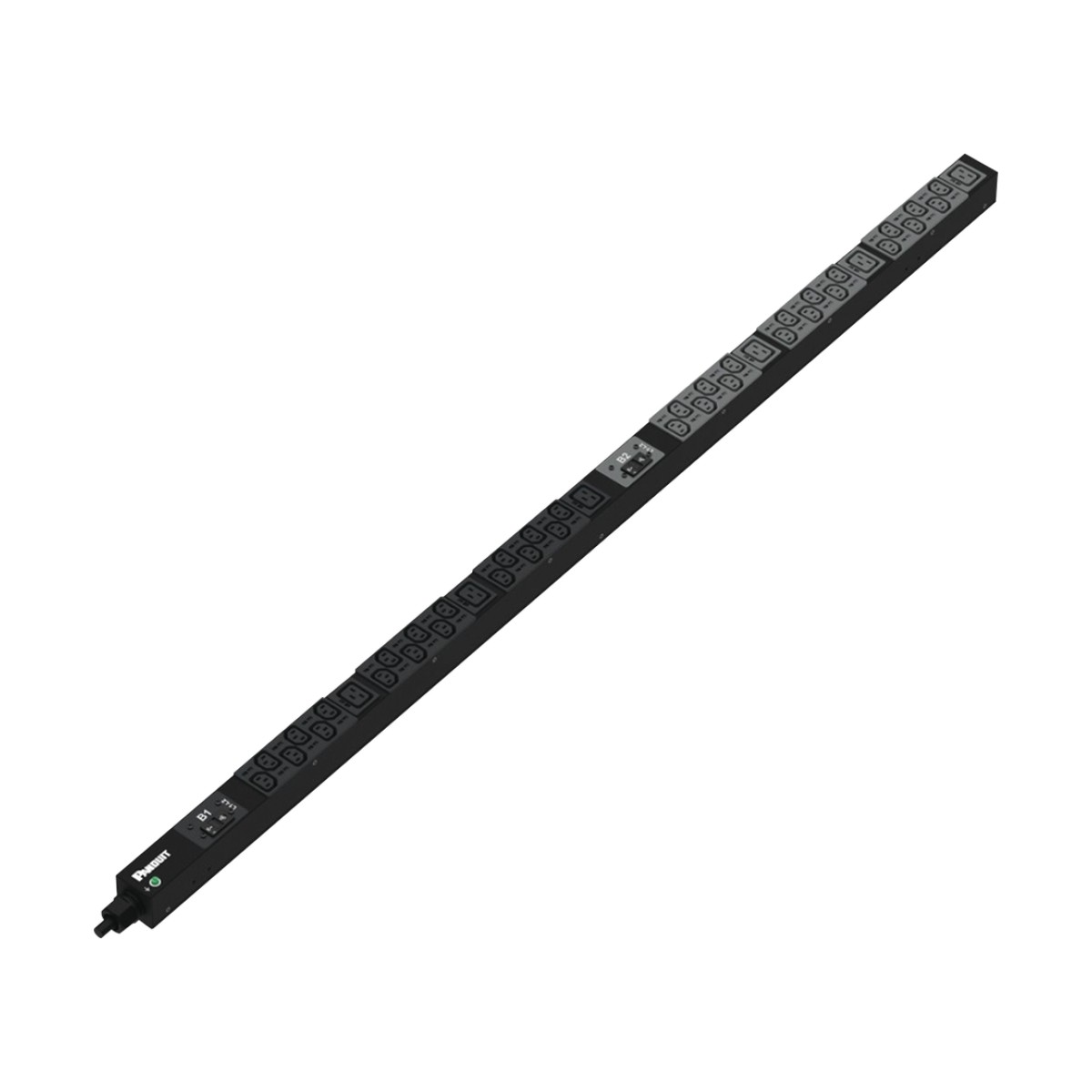 PDU Básico para Distribución de Energía, Enchufe de Entrada NEMA L6-30P, Con 36 Contactos C13 y 6 C19, de Instalación Vertical, 30 Amp, 208 Vca