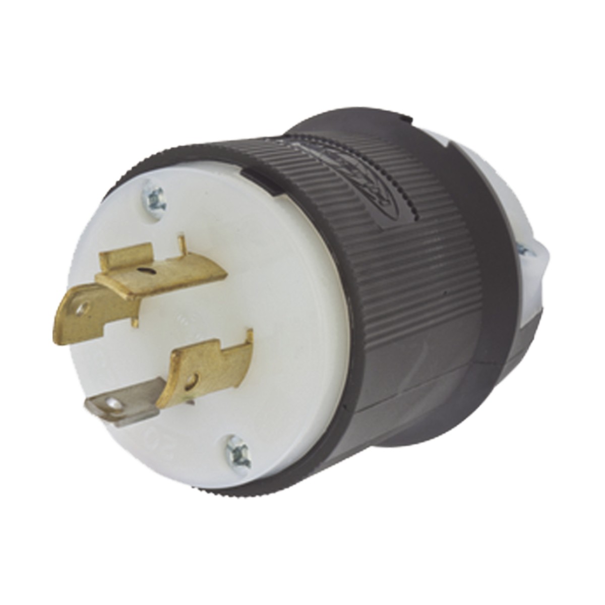 Clavija con Bloqueo de Media Vuelta Industrial 20 A 125/250 V CA / 3 Polos 4 Hilos / Nema L14-20P.