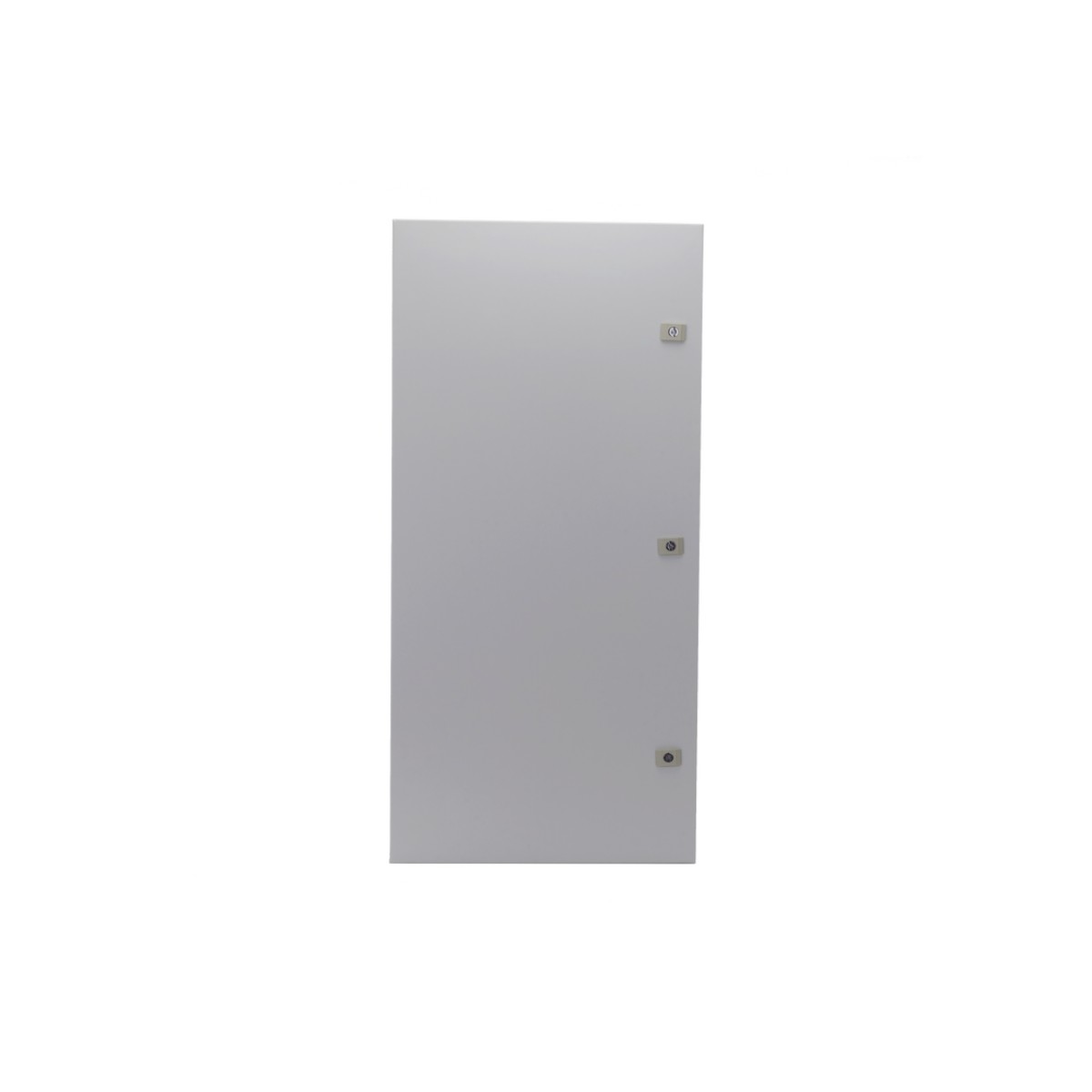 Gabinete para instalación de 3 Baterías , Fabricado en Lámina Galvanizada, Accesorios para poste (No incluidos)