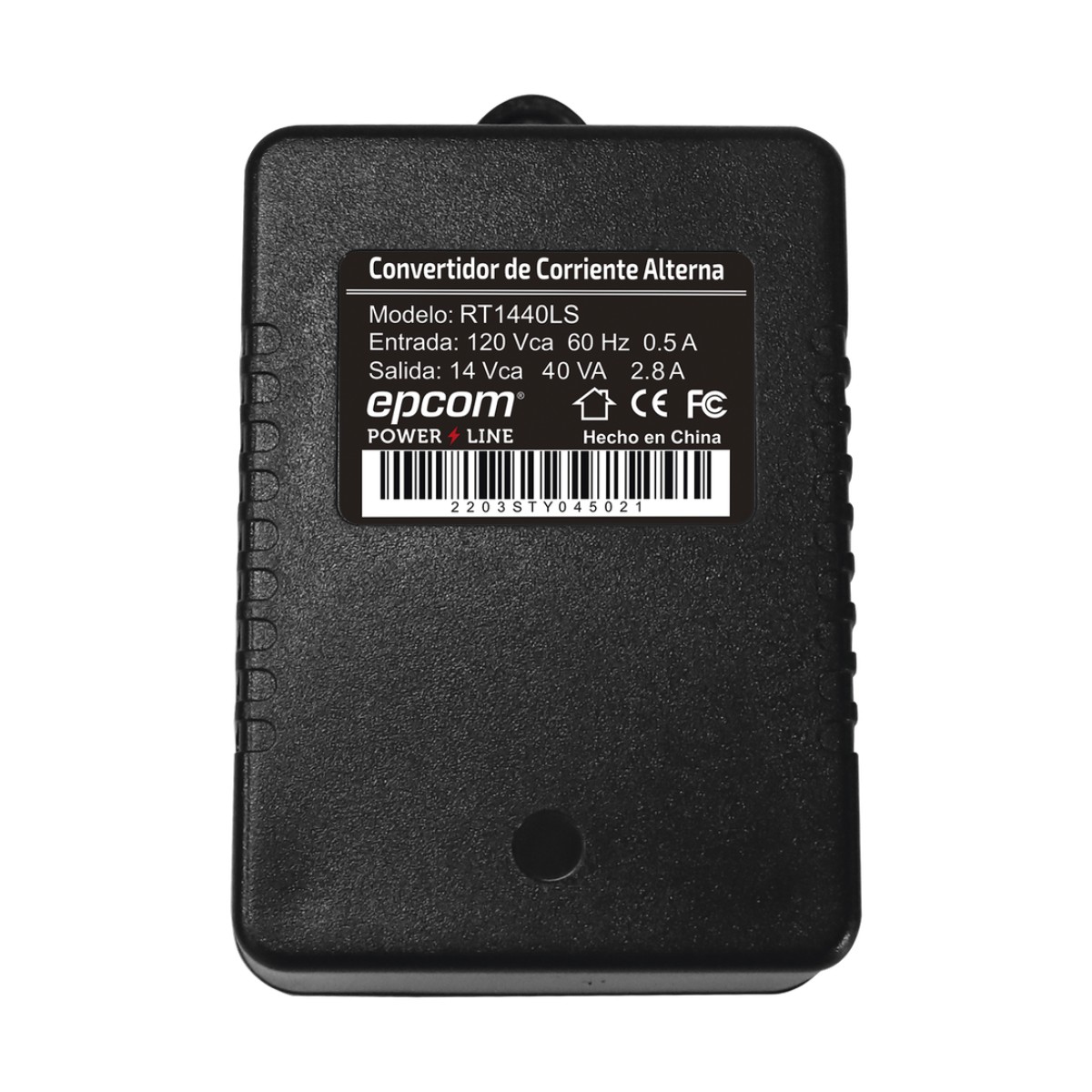 Transformador reforzado de 14 vAC 40 va