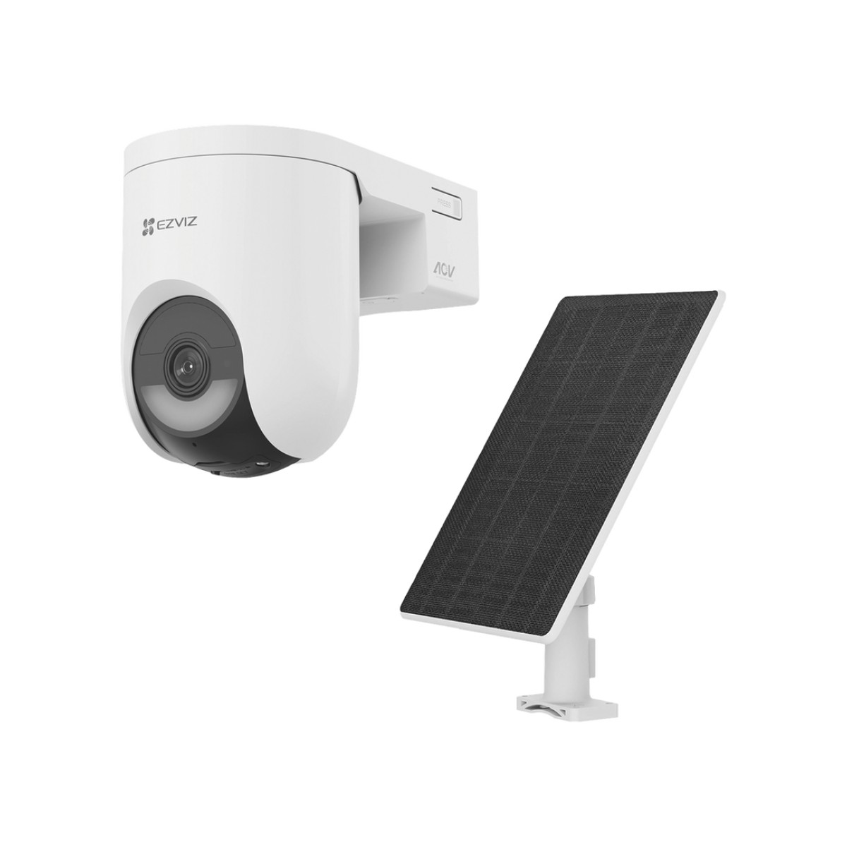 Kit Cámara PT 4G y Wi-Fi / 2K+ (4Megapixel)  / IA Detección Humano-Vehiculo / Audio de Dos Vías / Color Nocturno / Batería 5200 mAh / IP65 / Incluye  Panel Solar 5W IP65