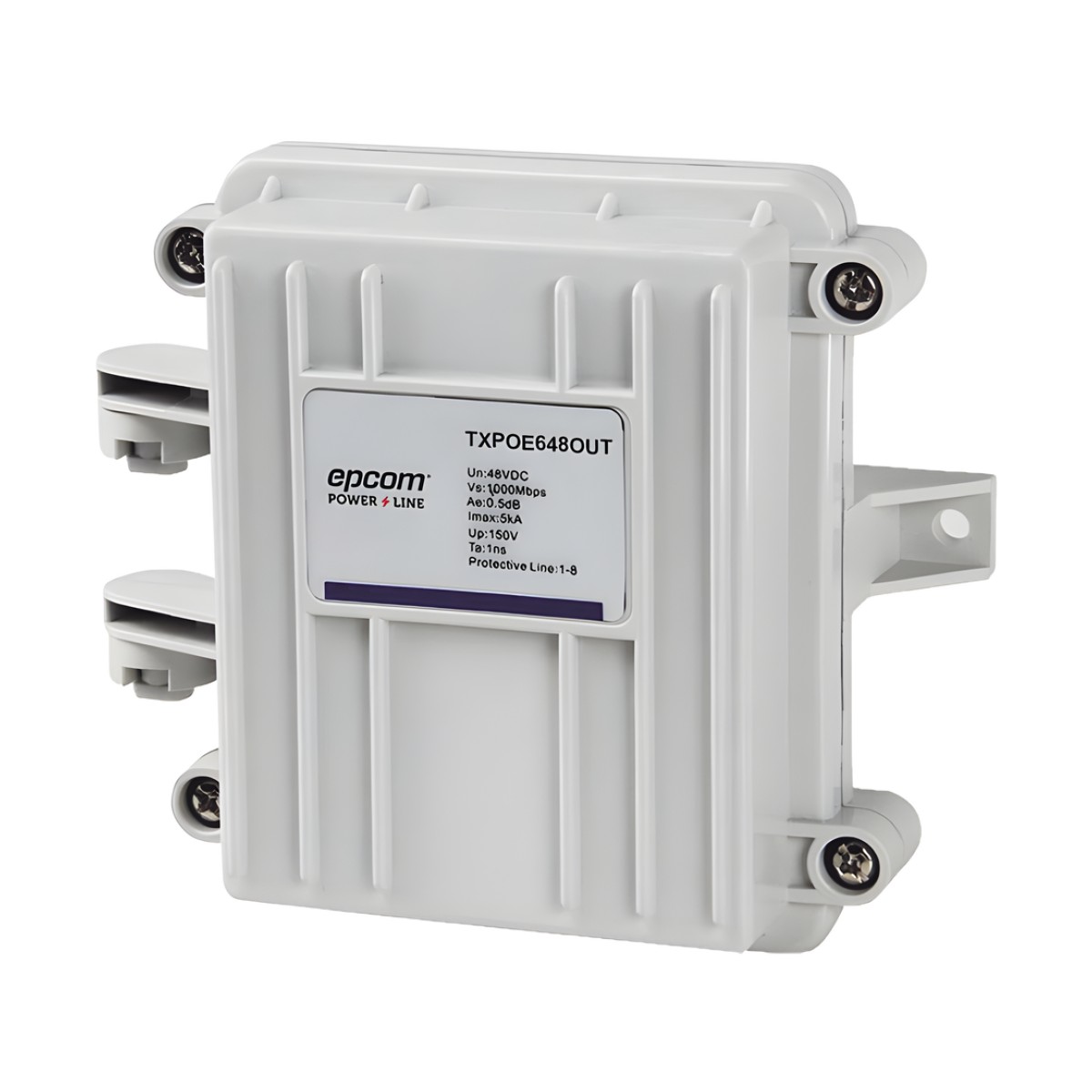 Protector PoE a 10/100/1000 Mbps (exterior) (Cat6 1000Mbps)