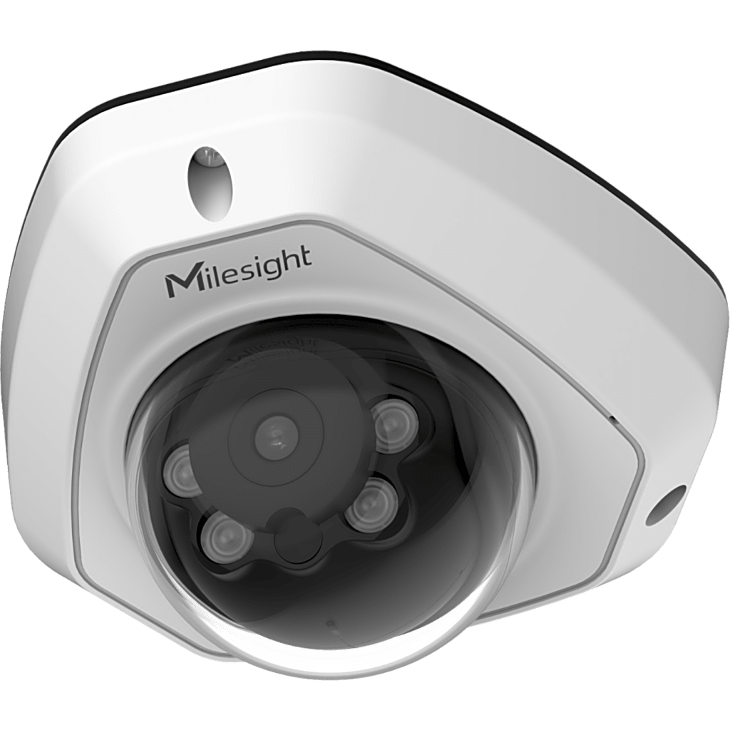 Mini Dome Vandal-proof AI 4MP / 2688x1520 / H.265+ / Starlight 0.005Lux / Super WDR 120dB / Lente 4mm / Micrófono Integrado / SIP / IR 30 m / IP67 IK10 / PoE / NDAA