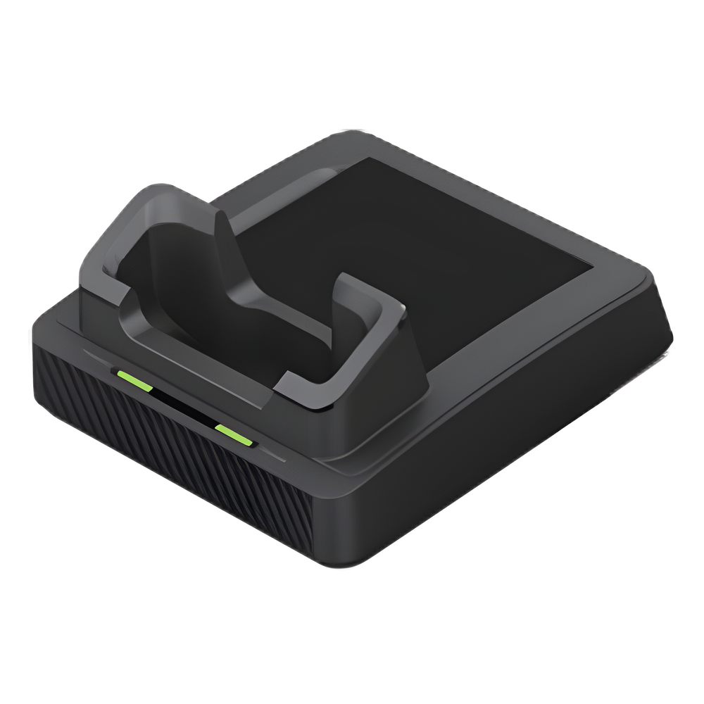 Cuna de Carga para PDA / DS-MH1421-202 / Carga Simultánea Dispositivo y Batería / Alimentación AC 100-240V / Salida DC 12V 2A / 0°C a 55°C