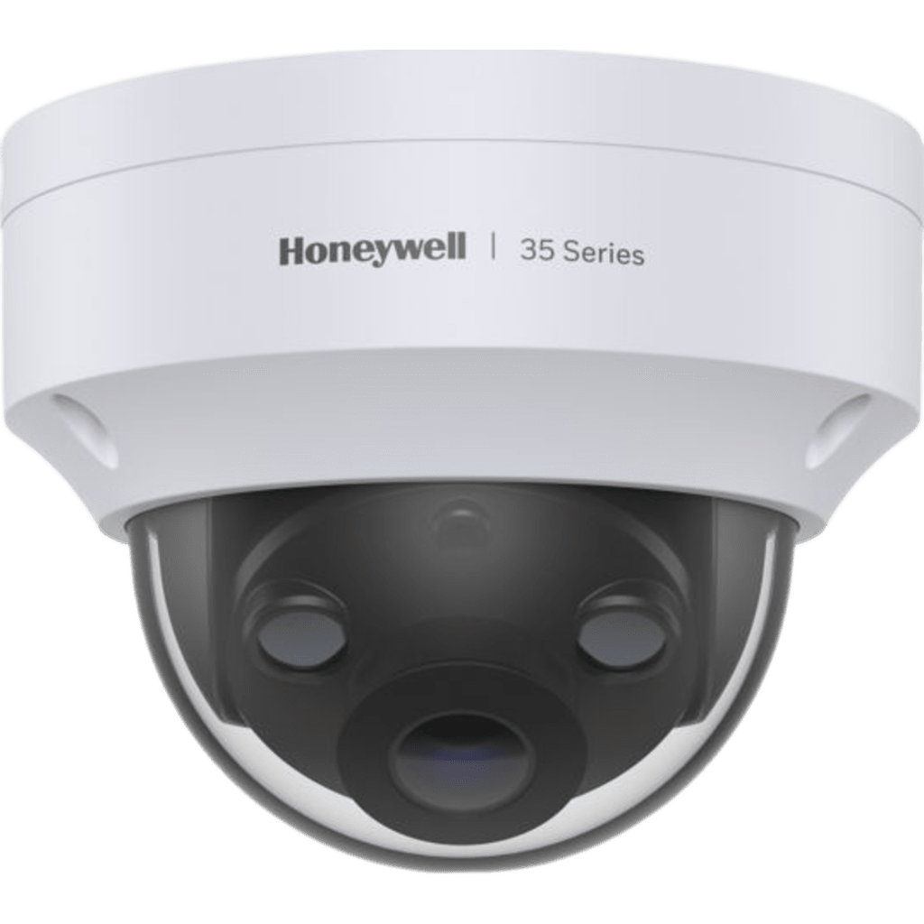 Cámara Mini Domo IP / 8 MP / Lente Fijo 2.8 mm / WDR 120 dB / IR 40 m / IP66 IP67 IK10 / PoE / NDAA
