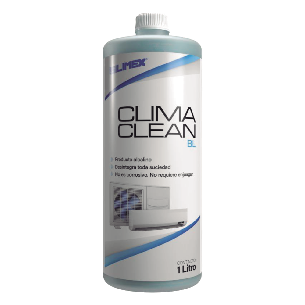 CLIMA CLEAN BL Limpiador a Base de Agua que Garantiza una Limpieza Profunda y Profesional en Serpentines de Minisplits, Mejorando su Eficiencia y Prolongando su Vida Útil