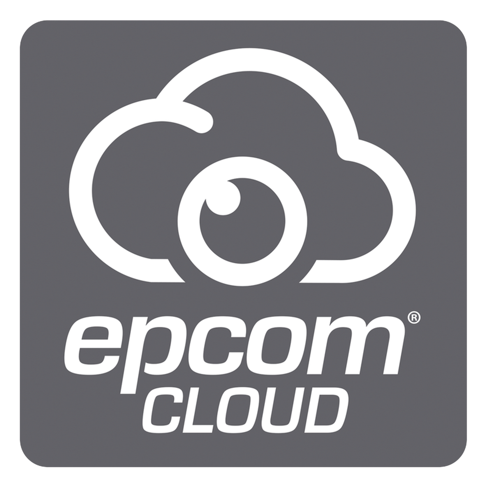Suscripción Anual Epcom Cloud / Grabación en la nube para 1 canal de video a 2MP con 2 días de retención / Grabación continua