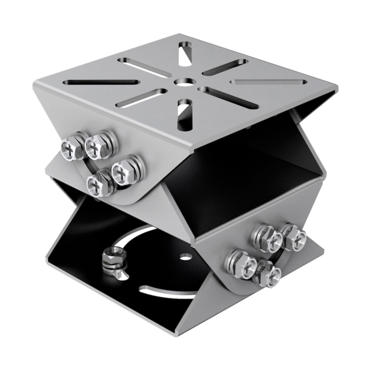 Montaje de Conexión PT para Cámaras IDS-TCM403 / Fabricado en Aluminio / Anticorrosivo