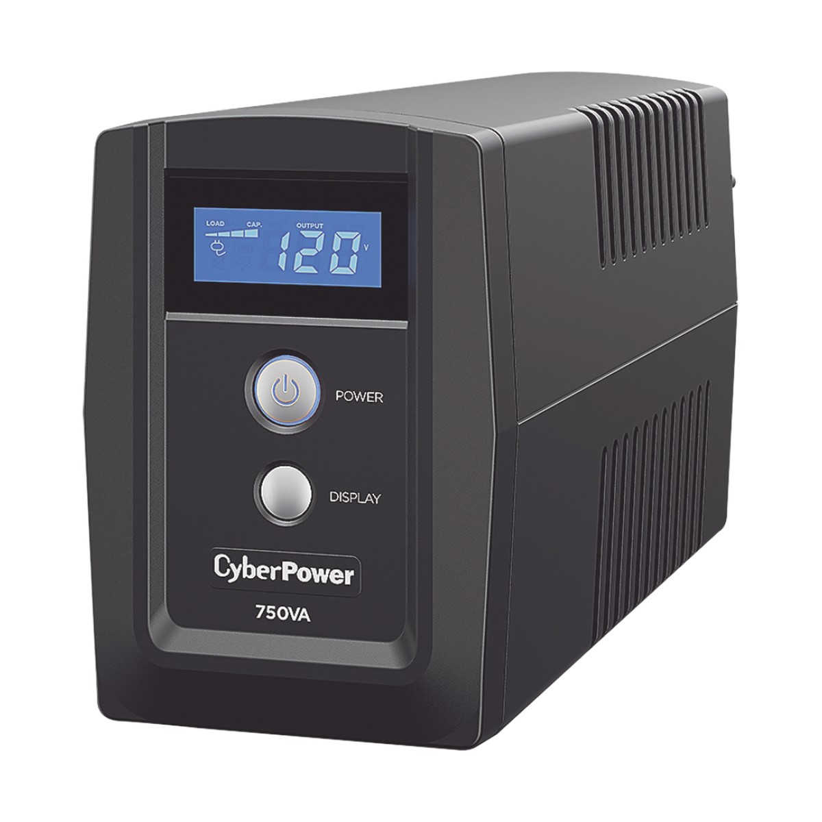 UPS de 750 VA/300 W, Topología Línea Interactiva, Entrada 120 Vca NEMA 5-15P, y 6 Salidas NEMA 5-15R, Con Regulador de Voltaje (AVR)