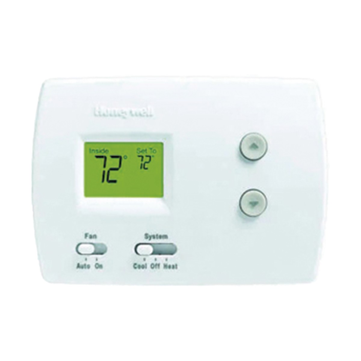 Termostato digital no programable de 1 etapa calor/frío para sistemas convencionales o bomba de calor sin calor auxiliar, serie Pro 3000