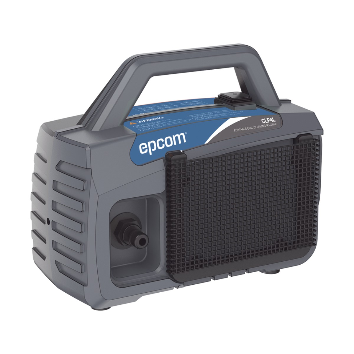 Máquina de Limpieza de Serpentines CLP4L con Tanque Integrado / Doble Presión 5-10 bar / Flujo 4L/min / Encendido-Apagado Automático / Función Autoaspiración / Portátil 3.5 kg / 230V o 100-120V