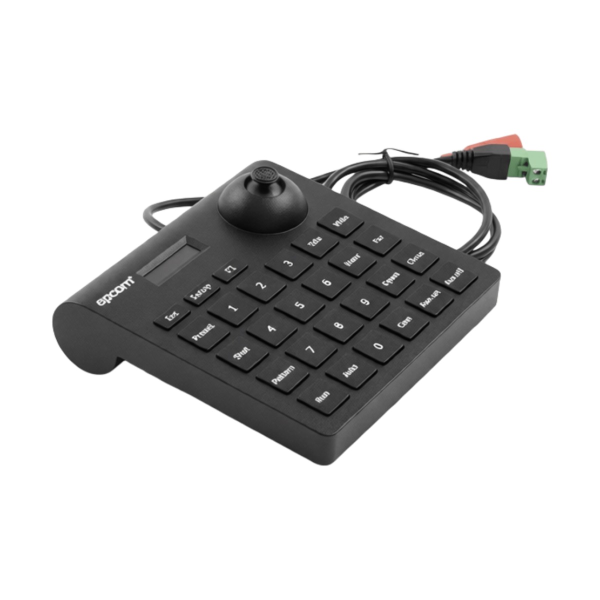 Mini Teclado controlador PTZ con pantalla LCD y joystick altamente resistente