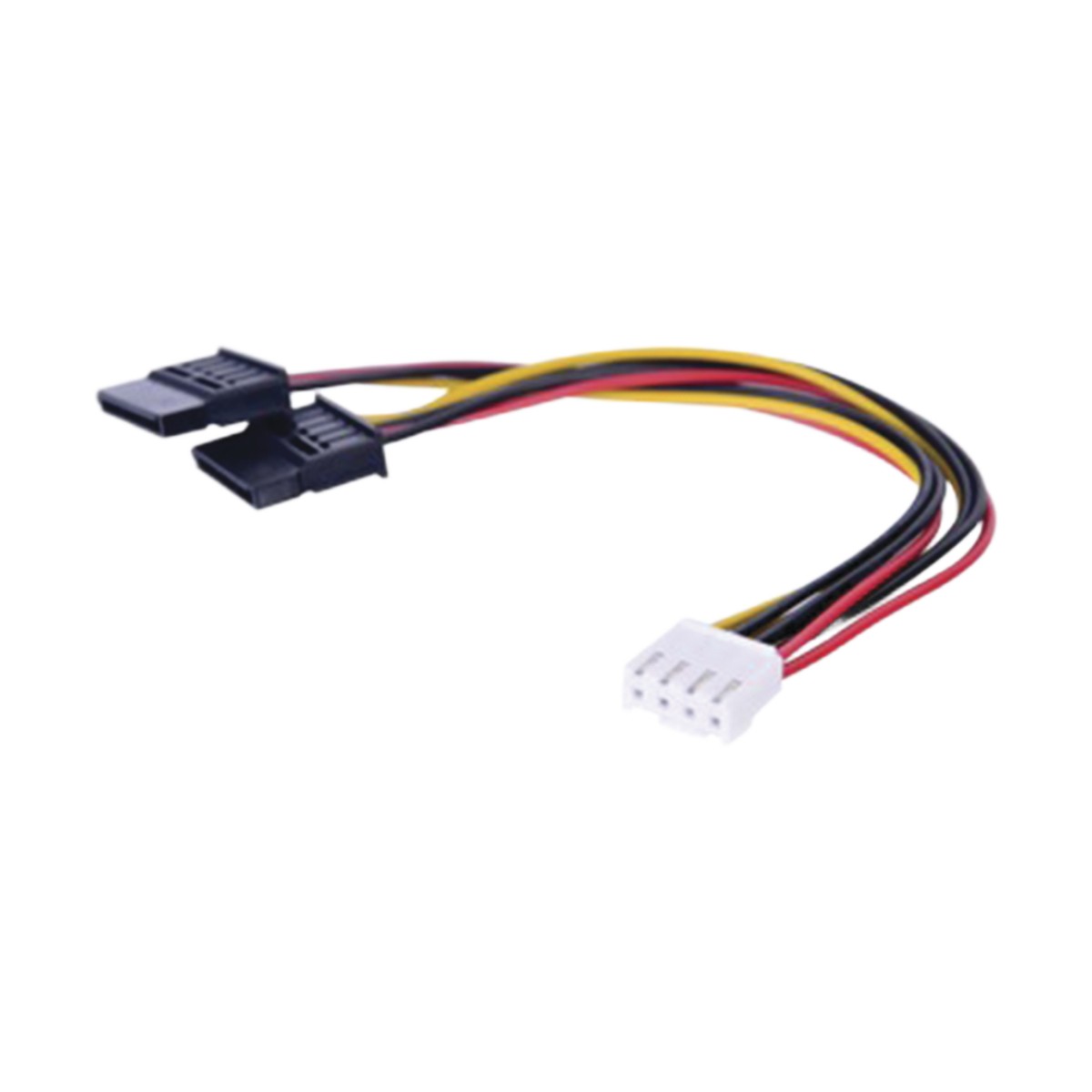Cable Doble de Corriente SATA / Compatible con DVR´s epcom y HIKVISION / 15 cm de Longitud