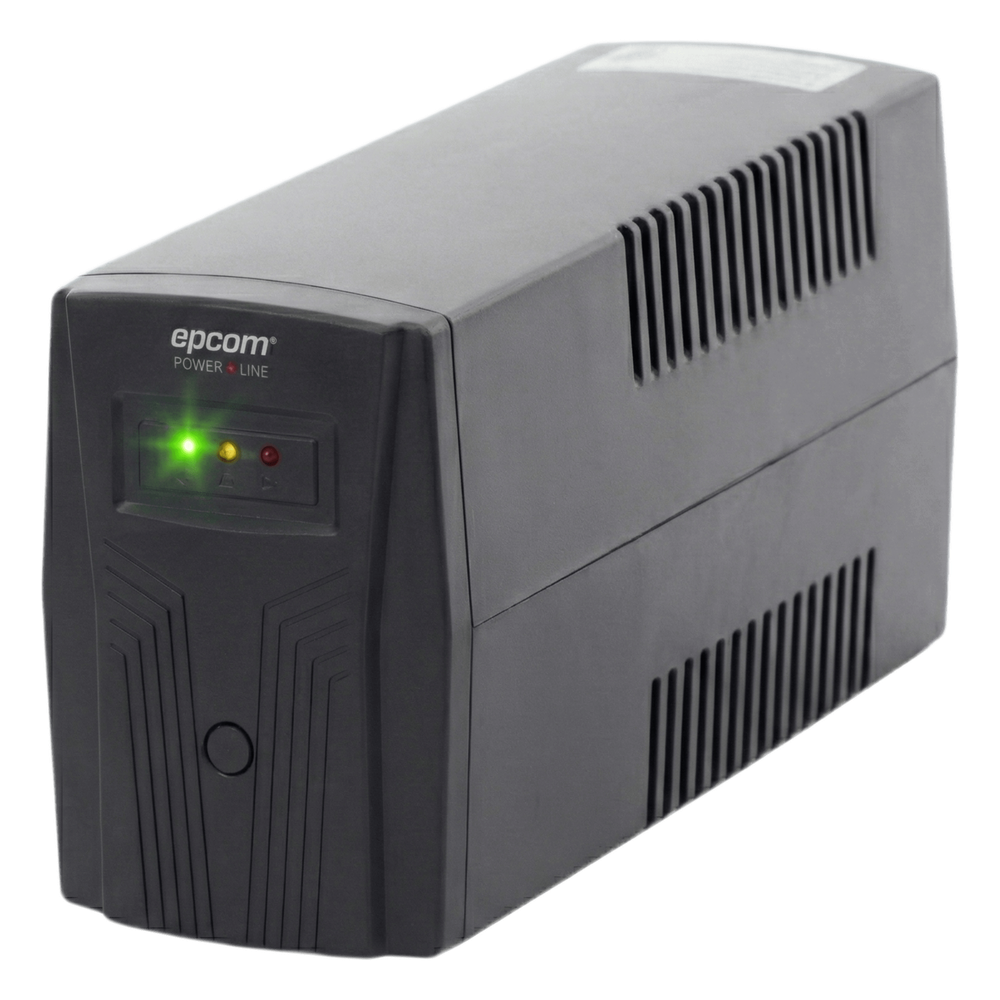 UPS de 850VA/510W / Protección contra Descarga, Sobretensión y Picos Transitorios / Entrada y Salida 120 Vca / Regulador de Voltaje AVR 80-150 Vca / Clavija NEMA 5-15P / 4 Tomas NEMA 5-15R /Sin RJ11 ni RJ45