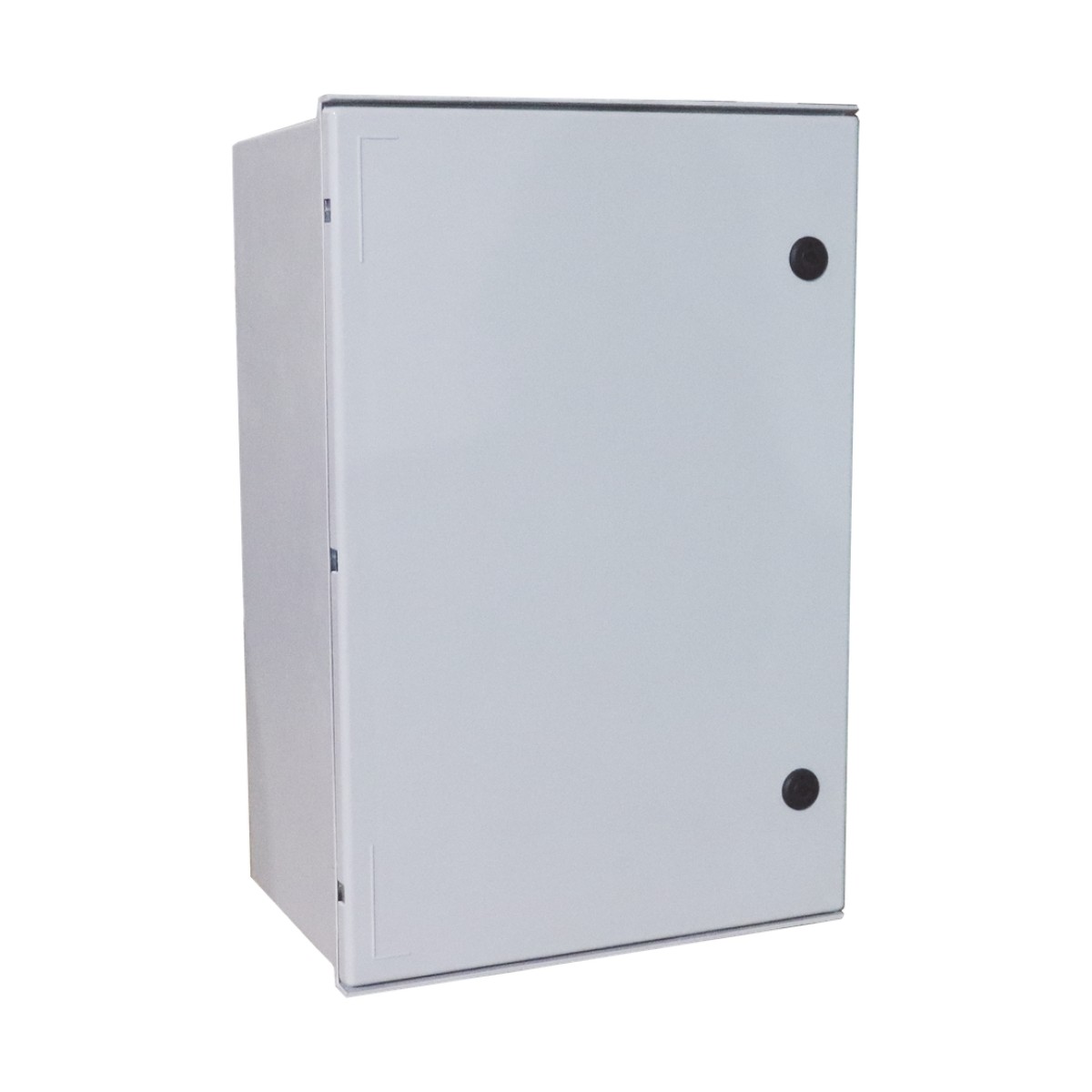 Gabinete de Poliéster IP65 Uso en Intemperie (600 x 800 x 300 mm) con Placa Trasera Interior de Plástico (Incluye Chapa y Llave).