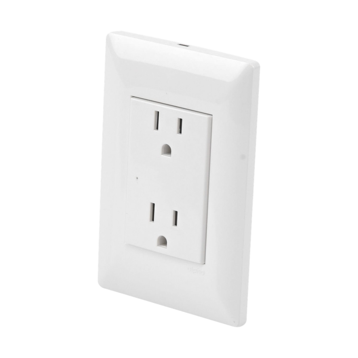 Contacto Inteligente de Pared Doble 120, 15A, con Supresor de Picos Tipo A.