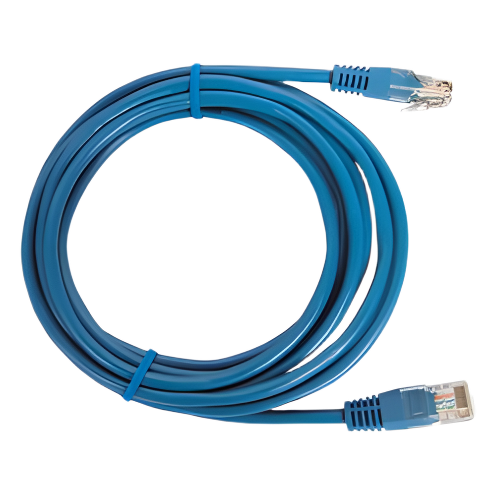 Cable de Parcheo UTP Cat5e - 0.5 Metros (1.64 Pies) - Azul