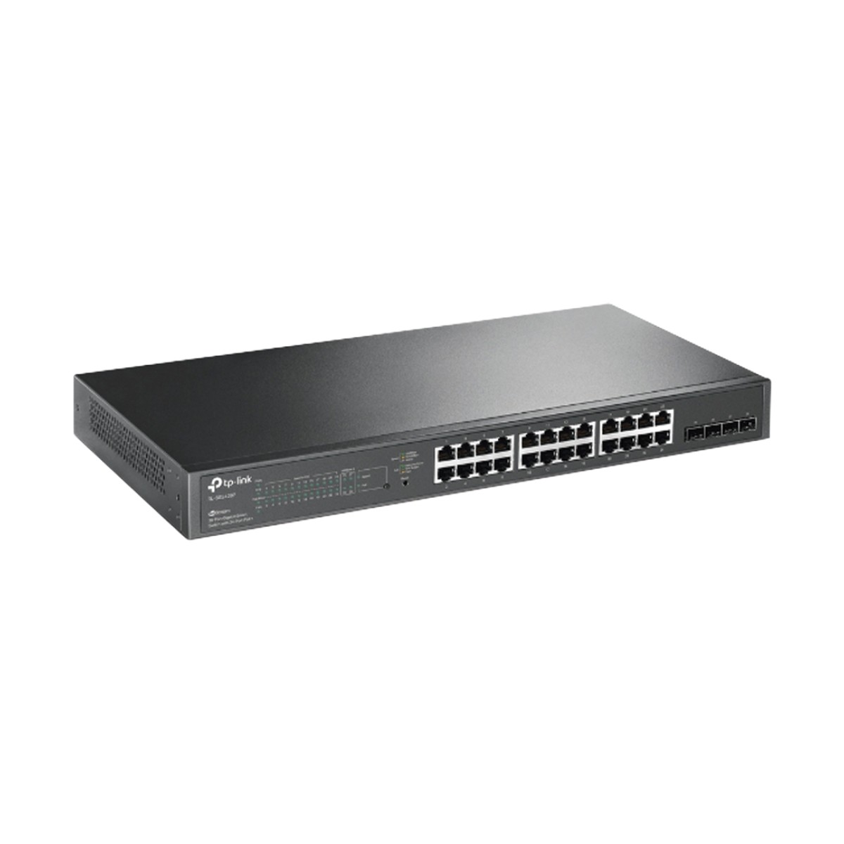 Switch PoE JetStream SDN Administrable 24 puertos 10/100/1000 Mbps + 4 puertos SFP, 24 puertos PoE, 250W, administración centralizada OMADA SDN