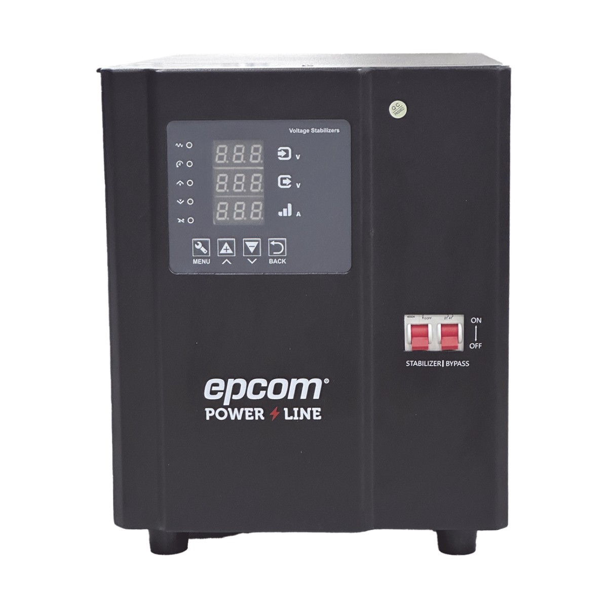 Regulador de Voltaje Industrial Monofásico Ferroresonante 3 kVA/3 kW 120 V / Entrada 96-144 Vca / Salida 117.6- 122.4 Vca