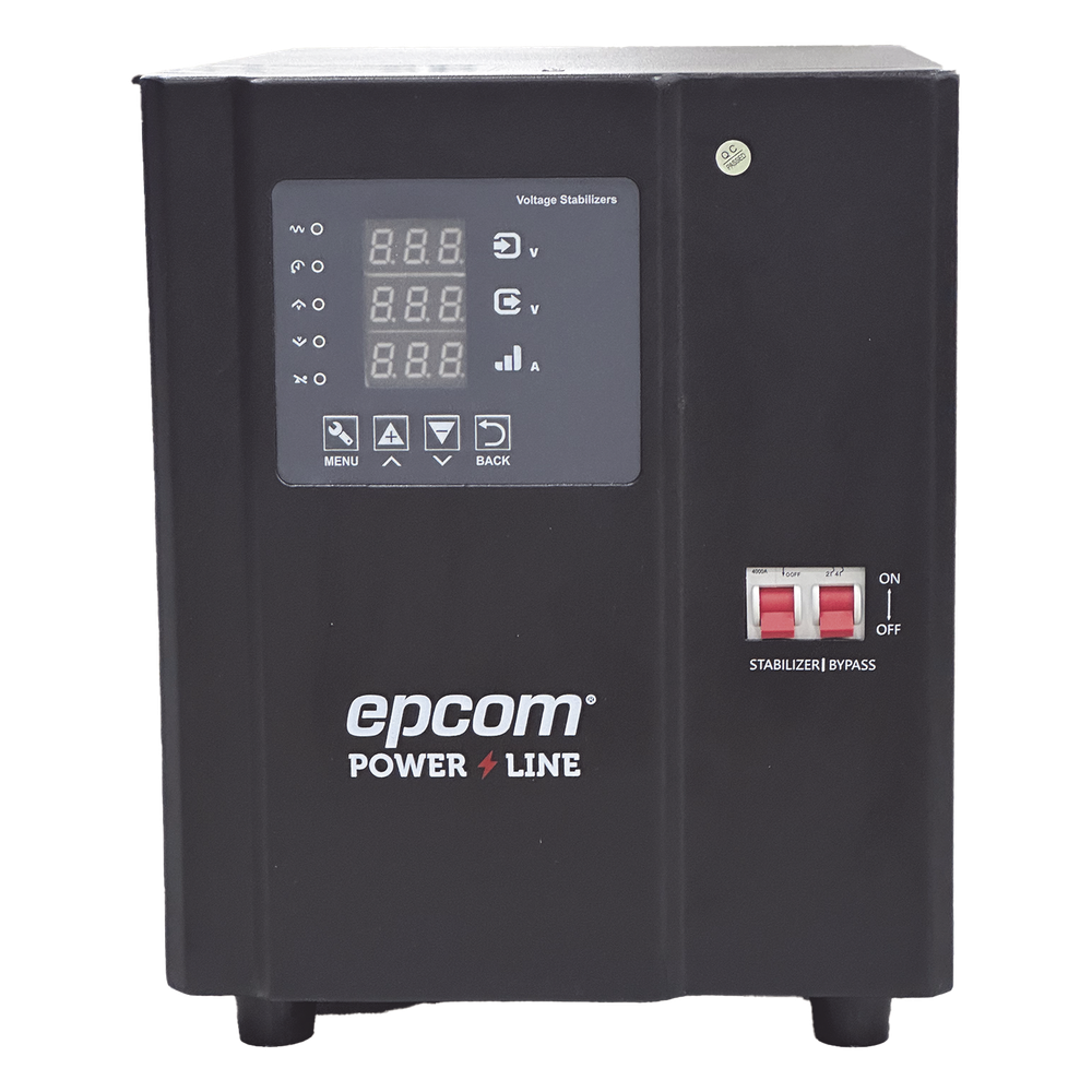 Regulador de Voltaje Industrial Monofásico Ferroresonante 3 kVA/3 kW 120 V / Entrada 96-144 Vca / Salida 117.6- 122.4 Vca