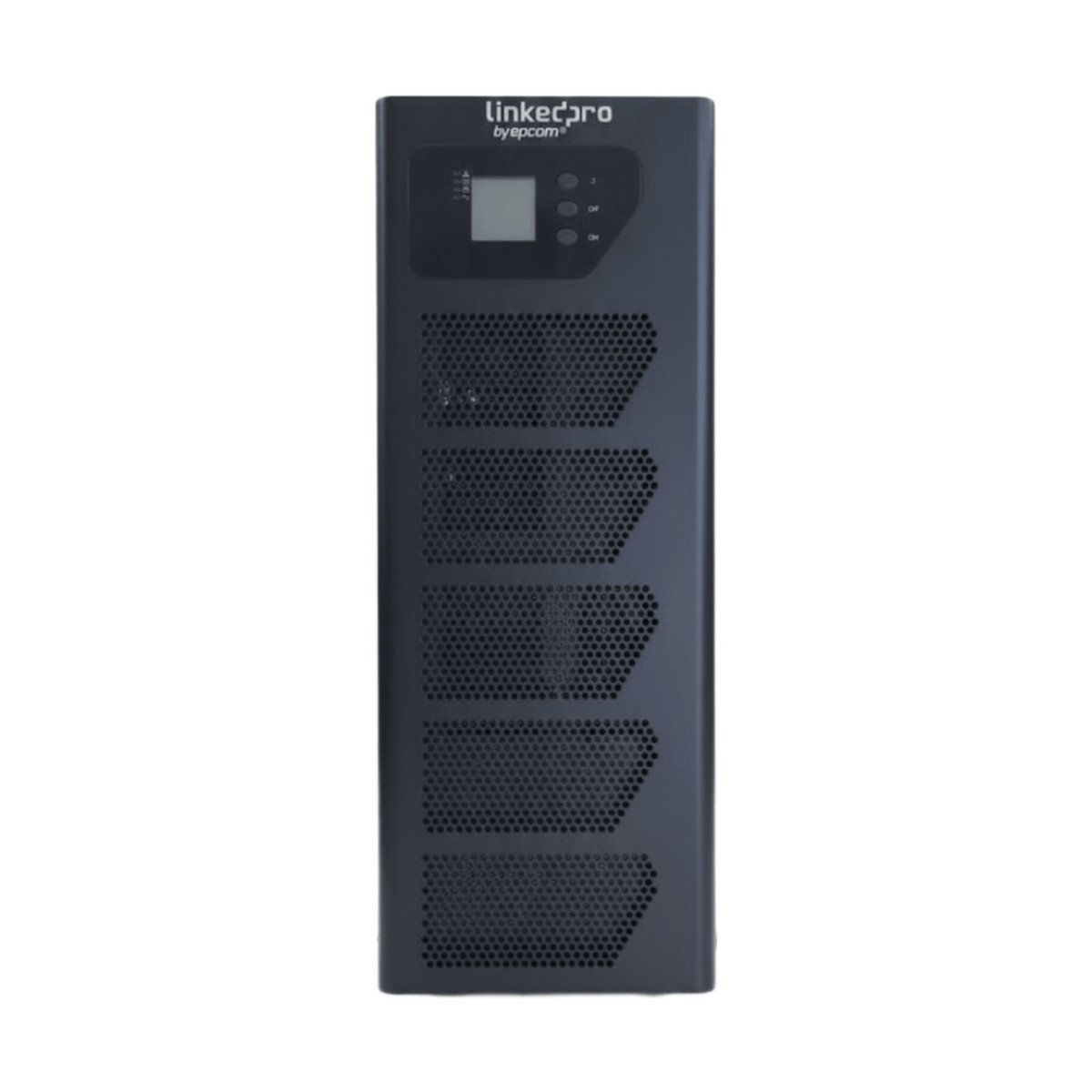 UPS Tipo Torre de 10KVA / Online Doble Conversión / Salida Fase Dividida 220V o 2 x 120V / Paralelismo hasta 4 Unidades / Pantalla LCD Táctil 7" / Onda Senoidal Pura