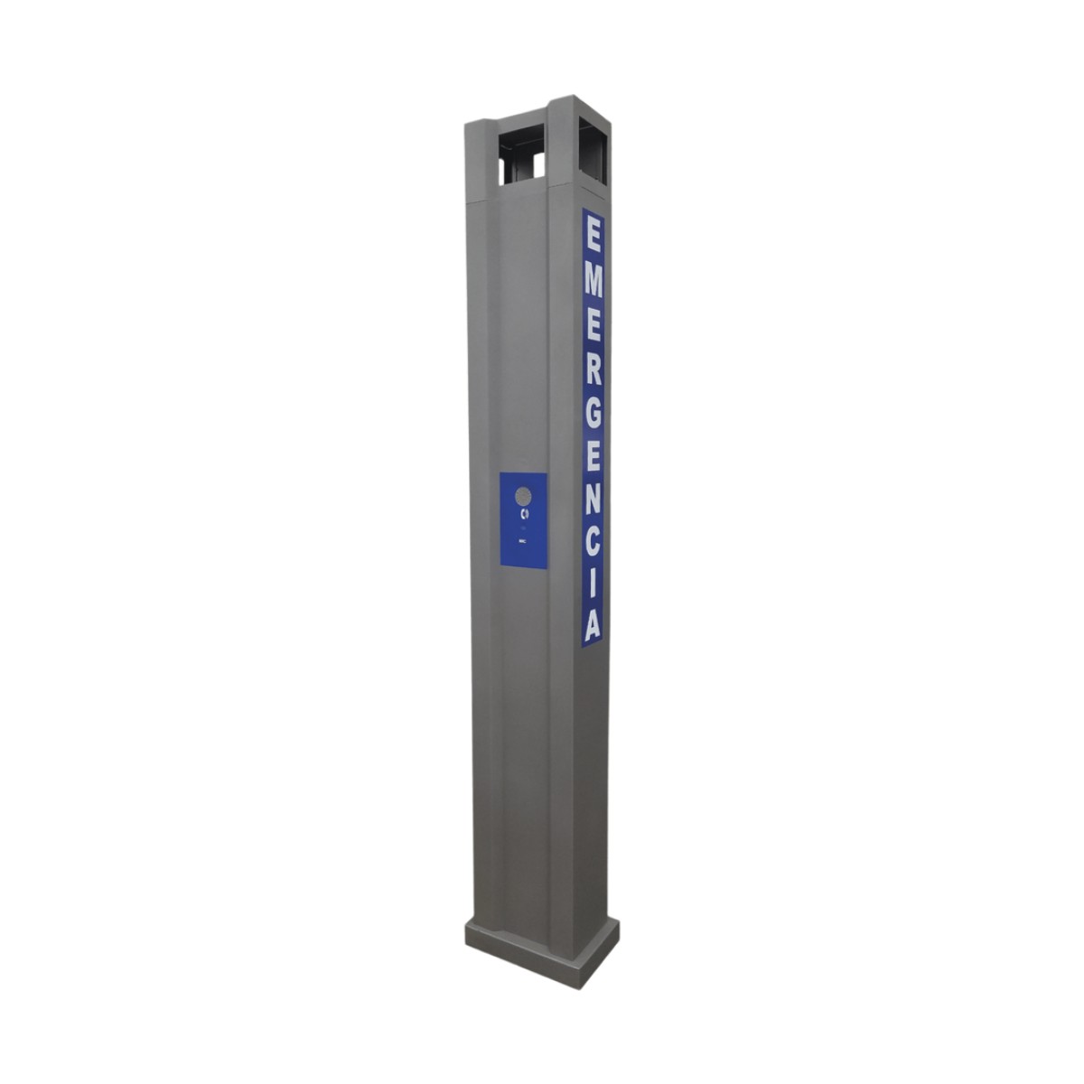 Gabinete tipo Torre para Sistema de Alerta  Mediante Equipo Fanvil I12-N-01P y estrobo (No incluidos).