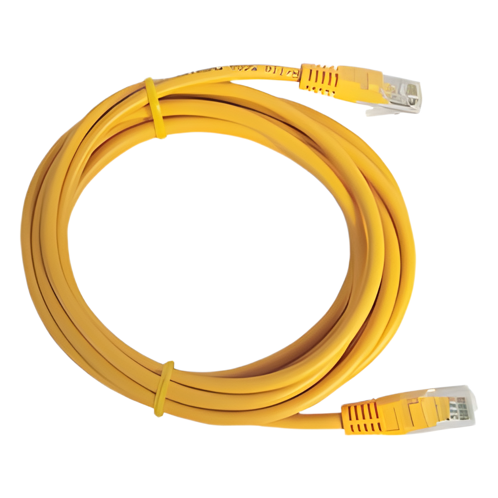 Cable de Parcheo UTP Cat6 - 3.0 Metros (9.84 Pies) - Amarillo