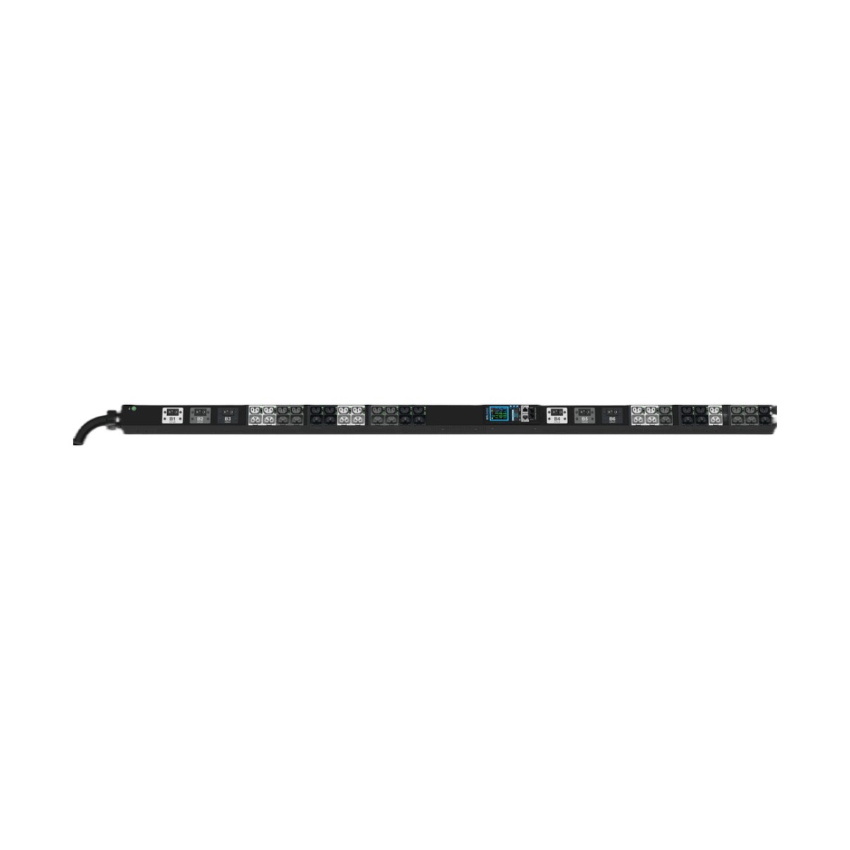PDU Inteligente Enlogic Advantage MSPO / 42 Tomas (21) C13 + (21) 4-en-1 C13/C15/C19/C21 / 208 Vca Trifásico 3P Delta 60 A (48 A) / 17.3 kVA / Monitoreo y Switcheo por Toma / 0U Vertical 1.78 m (5.8 ft)
