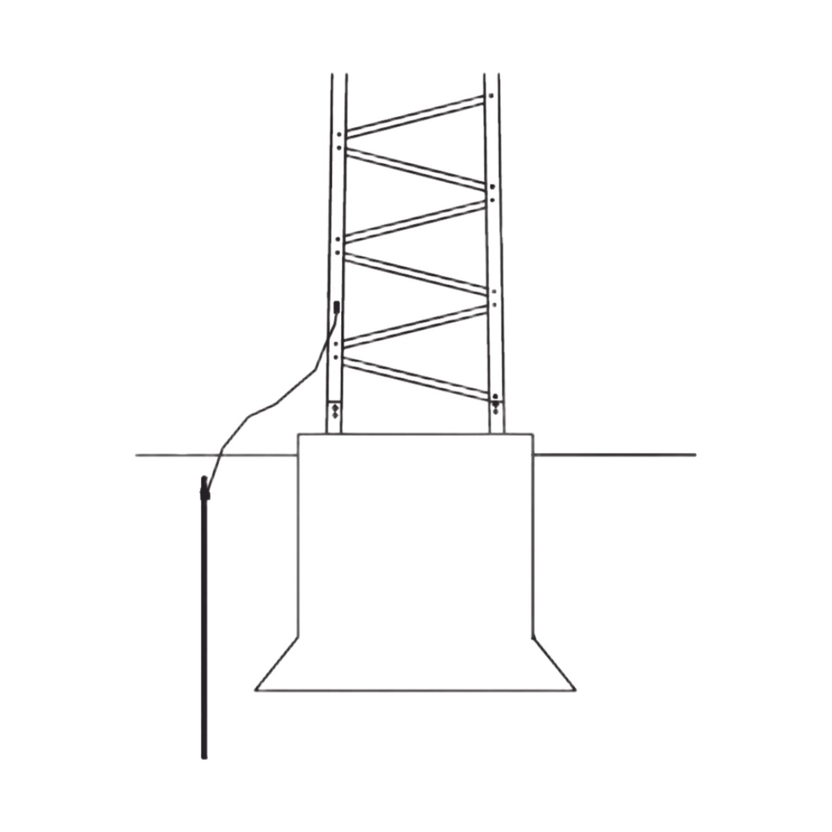 Sistema de Aterrizaje Básico para Estructura de Torre SUPER TITAN. Para Sec. 1 a 12.