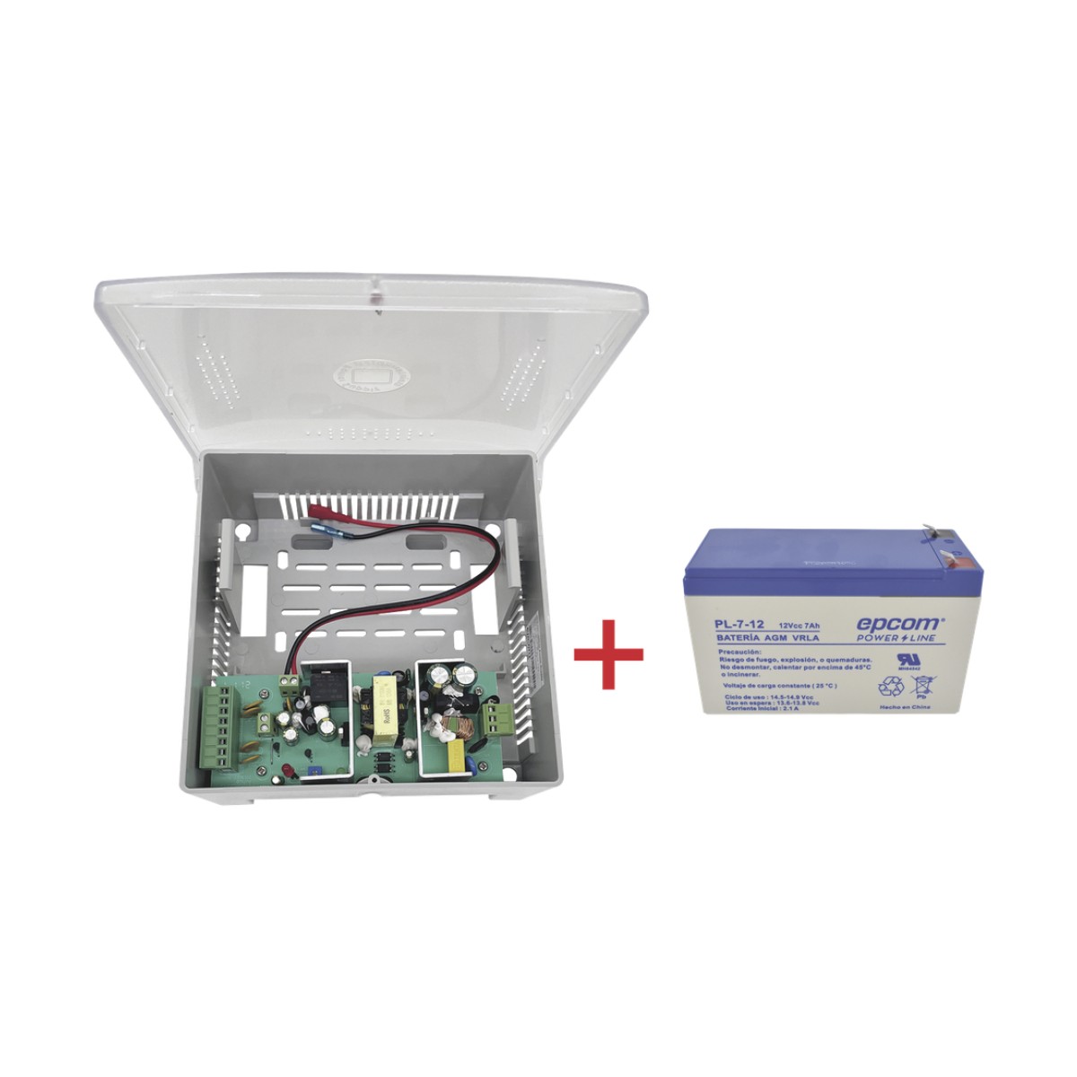 Kit / Fuente PS12DC4PBK + Batería incluída LK712