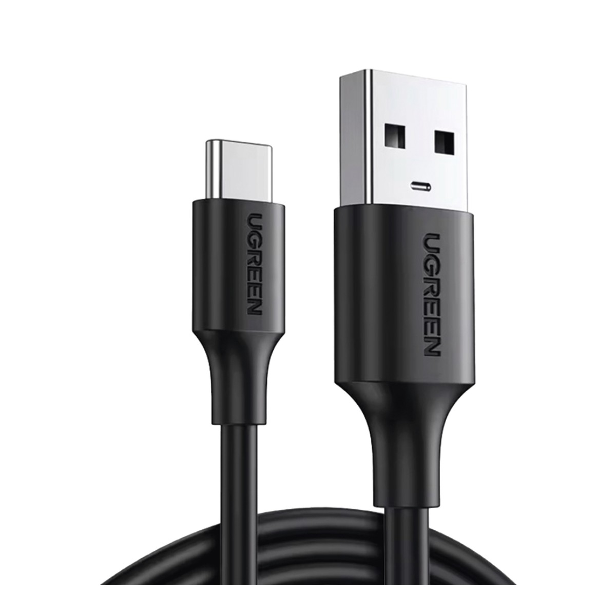 Cable USB-A a USB-C | 2 Metros | Carga y Sincronización de Datos | Carga Rápida 60W | Datos 5 Gbps | QC 3.0/2.0 | FPC | AFC | Protección Integrada | Duradero y Flexible| Caja ABS | Cubierta de TPE | Color Negro.