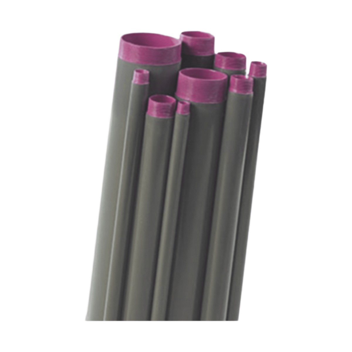 Tubo Conduit rígido de aluminio de 3/4” (19 mm) con recubrimiento de PVC de 3.05 m con cople.