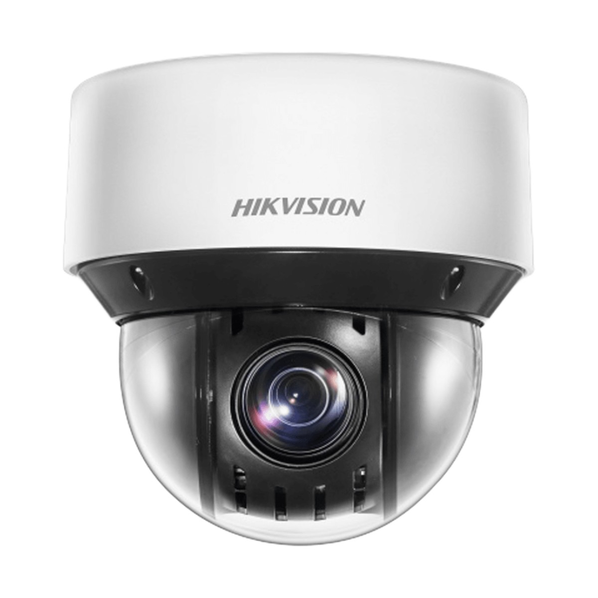 Mini Domo IP PTZ 2 Megapixel / 25X Zoom / 50 mts Luz Infrarroja Inteligente (Visión Nocturna) / Autoseguimiento / WDR 120 dB / PoE+ / IP66 / Ultra Baja Iluminación / MicroSD
