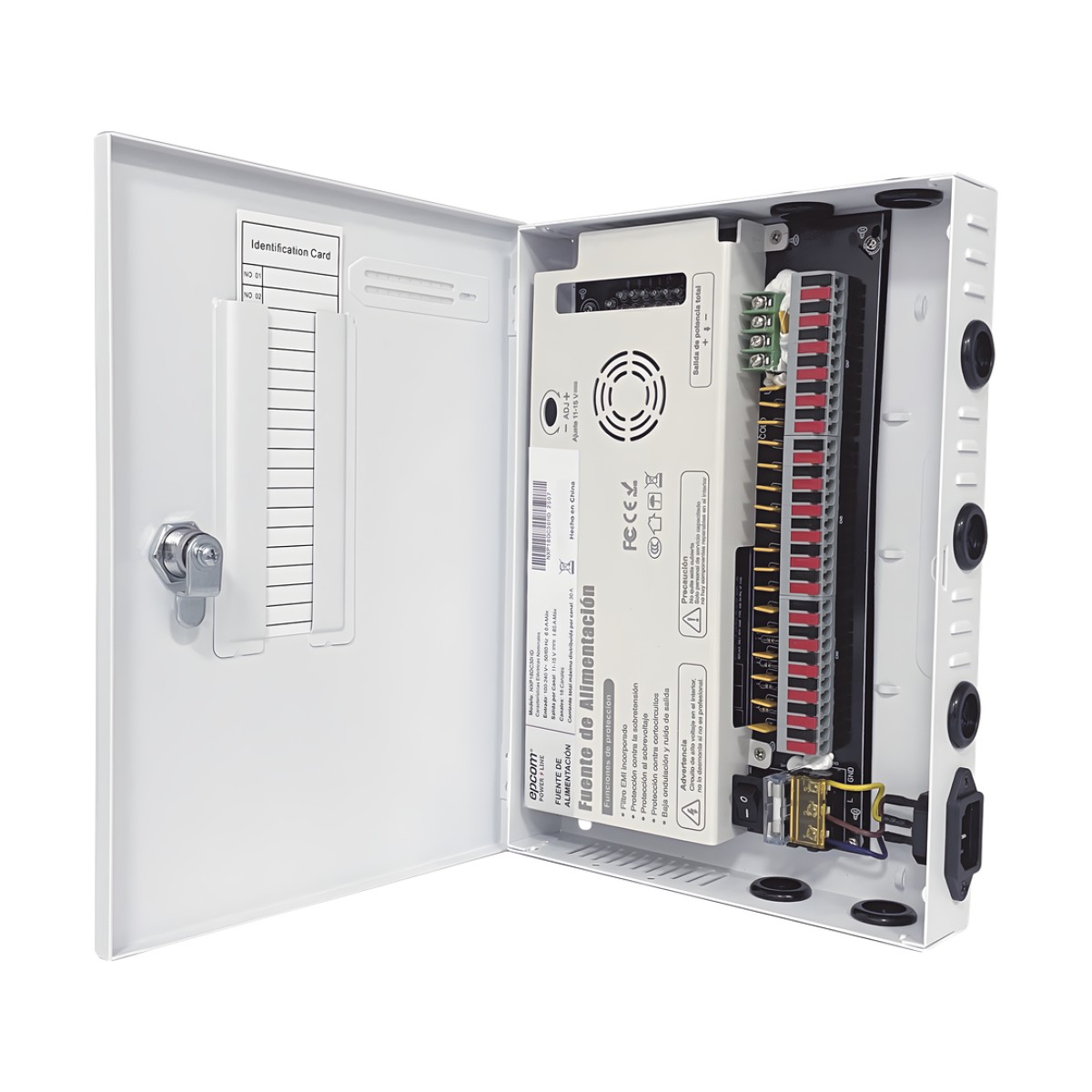 Fuente PREMIUM |  11-15 V | 18 canales | 30 A | Compatible con cámaras 4K | Alta tecnología en seguridad | Doble ventilador | Filtro de Ruido por canal | Diseño de alta gama.