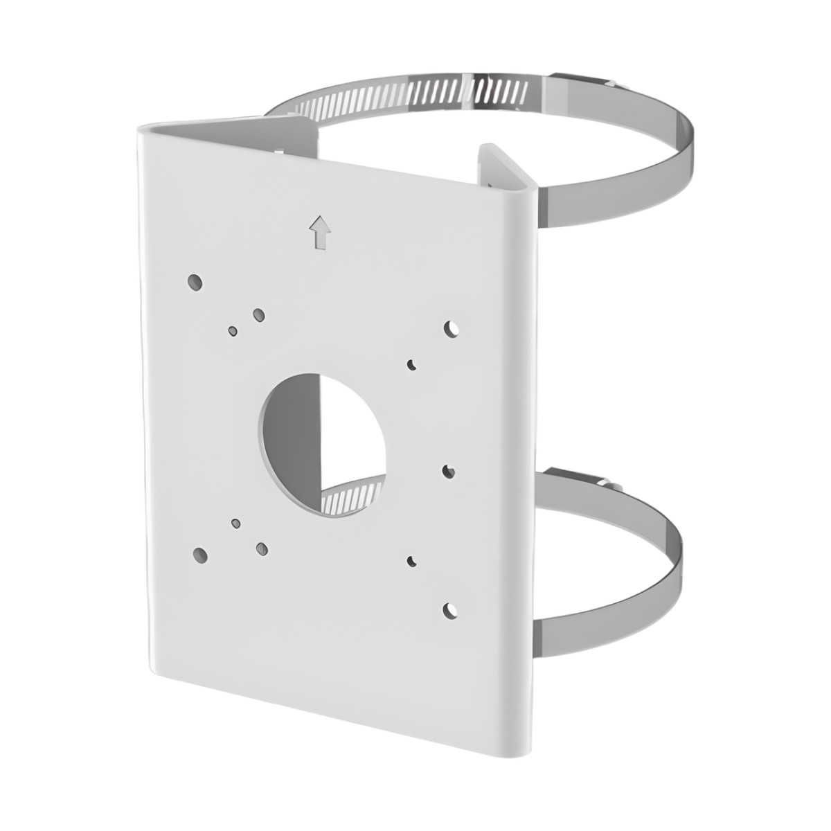 Soporte de Poste / Aluminio y Acero Inoxidable / Carga 4 kg / Poste 65-152 mm / Serie 35 / Interior y Exterior