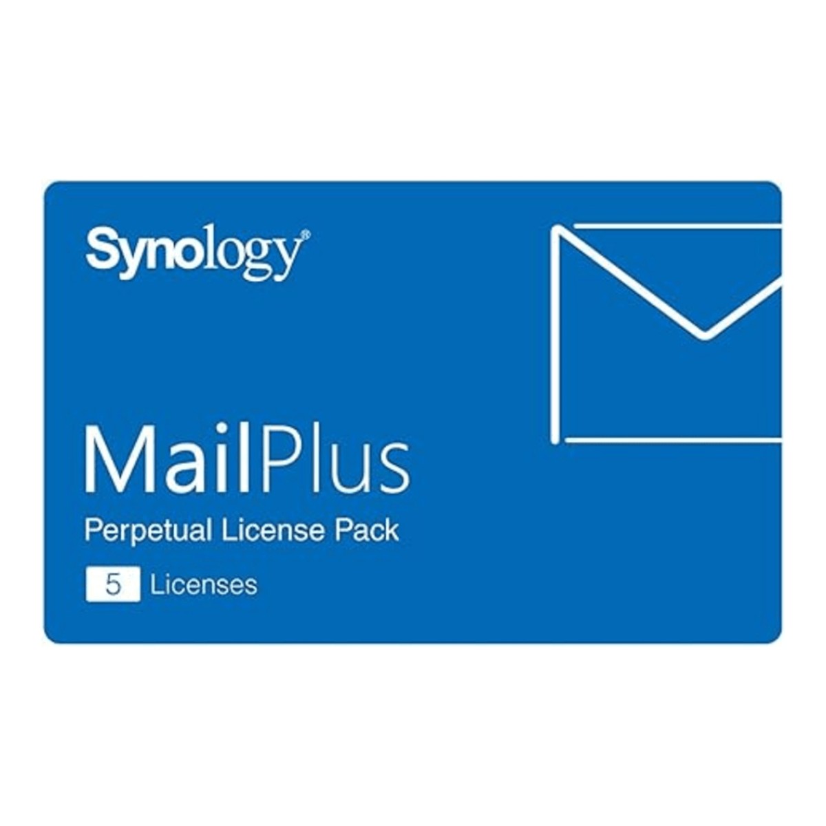 Paquete de Licencias Synology MailPlus | 5 Cuentas de Correo Electrónico Activas | Licencias Permanentes | Compatible con Soluciones High-Availability | Migración a Otro Synology NAS.