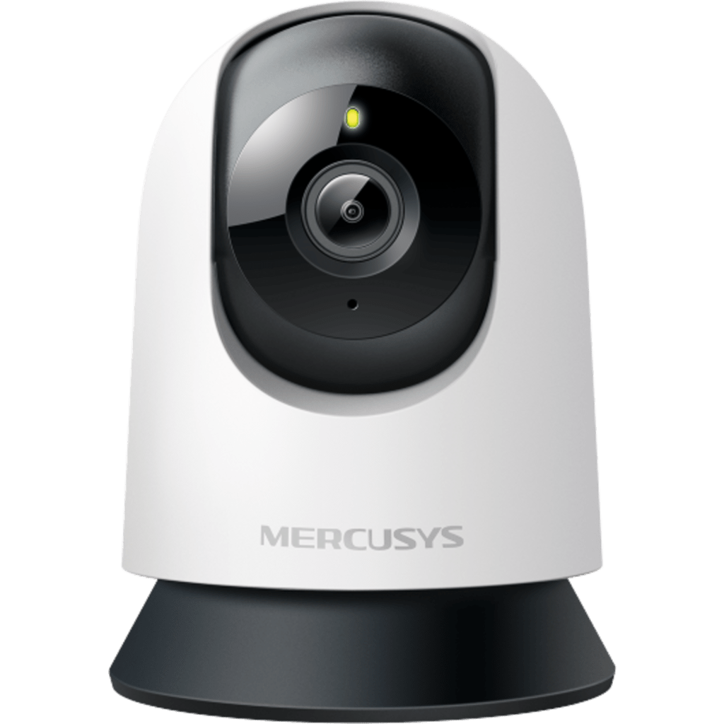 Cámara de Seguridad Wi-Fi Doméstica Pan/Tilt / 2 Megapíxeles (1080p) Full HD / Visión Nocturna hasta 40 ft (12.2 m) / Detección de Personas y Llanto de Bebé / Seguimiento de Movimiento / Audio Bidireccional / Alma