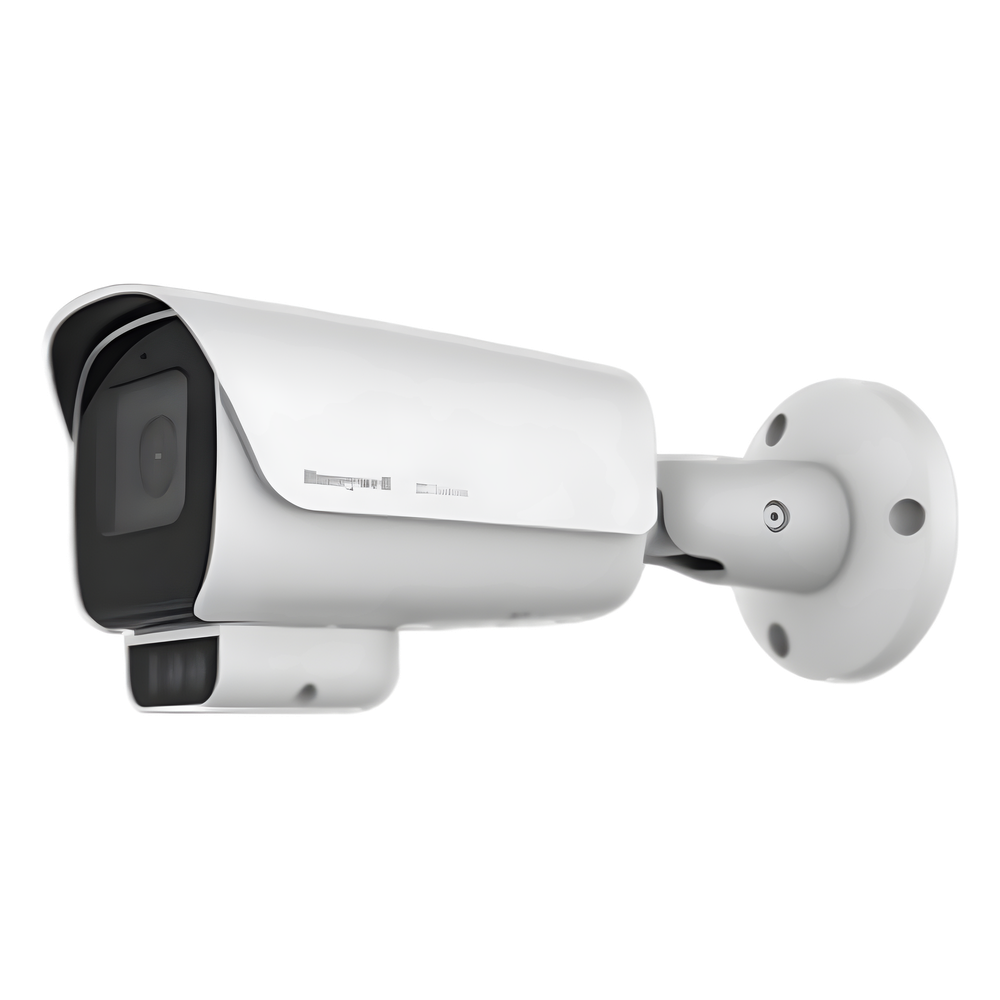 Cámara Bala IP / 5 MP / Color 24/7 Dual-Light / Lente Fijo 2.8 mm / WDR 120 dB / IR 40 m / IP66 IP67 IK10 / PoE / NDAA
